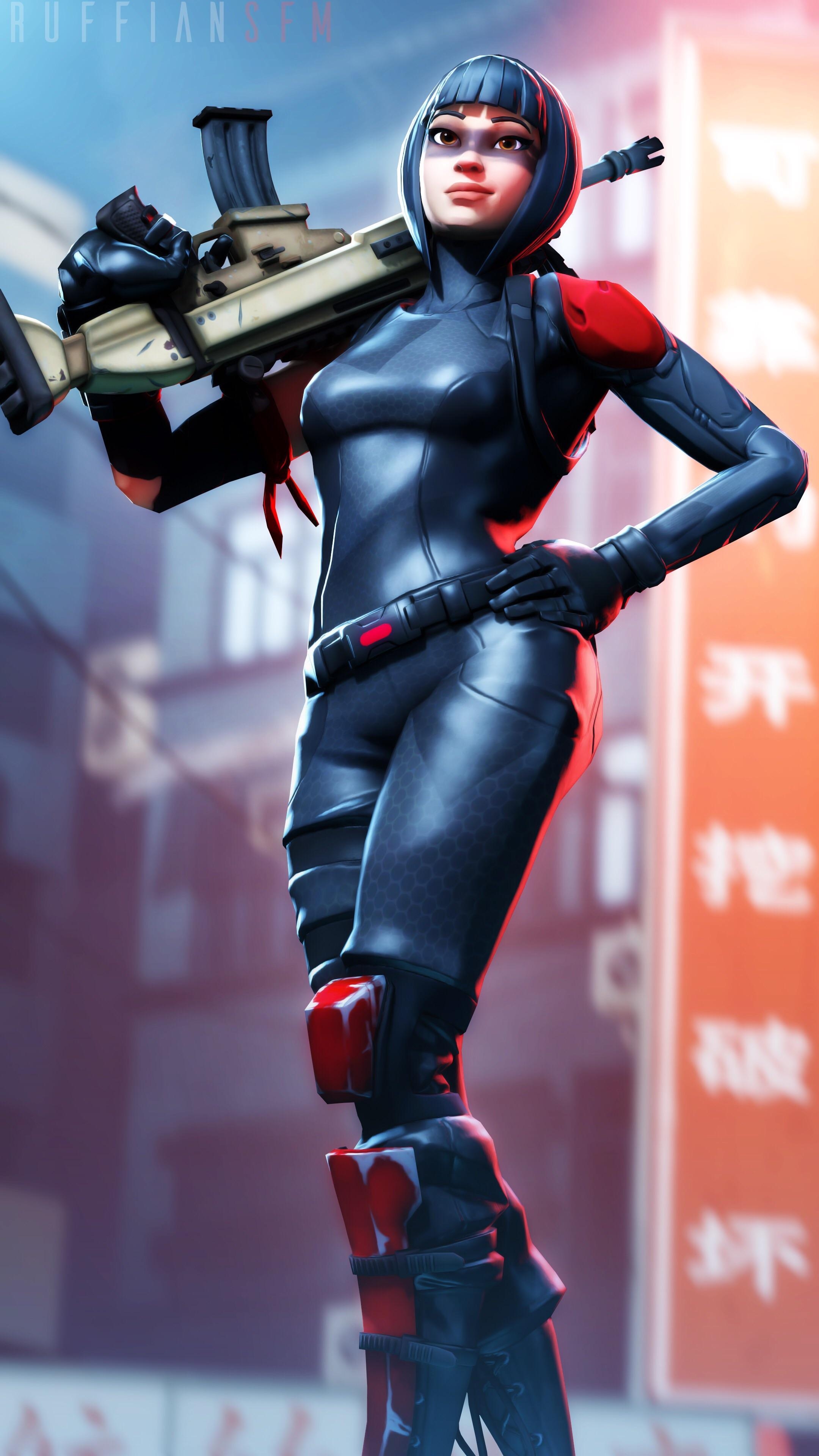 2160x3840 SFM Render Art Shadow Ops, Phone