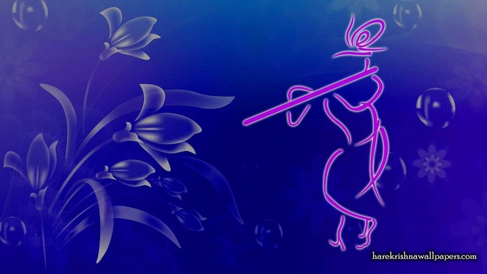 1600x900 Wallpaper Flute Wallpaper Size Download Hare Krishna Wallpaper, Desktop