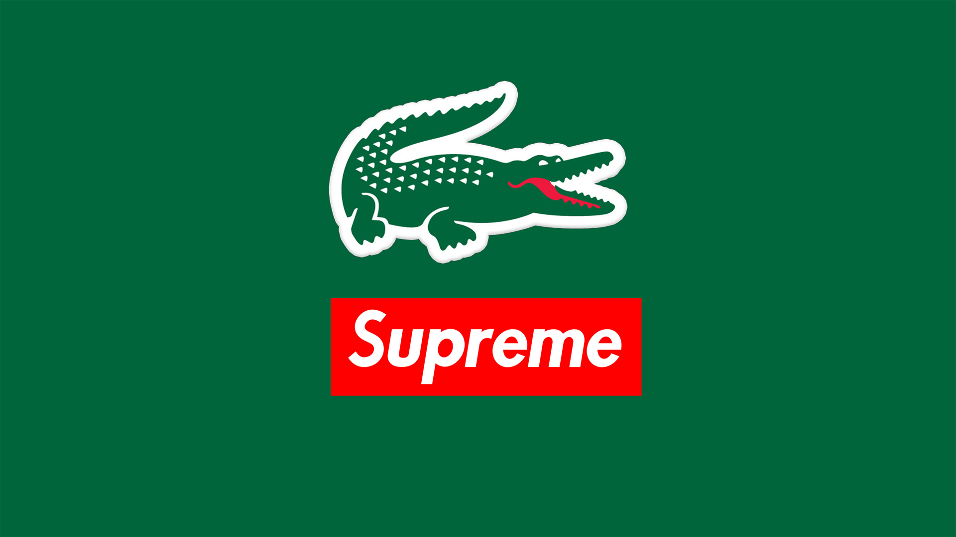 1920x1080 Supreme x Lacoste Wallpaper [1920 x 1080], Desktop