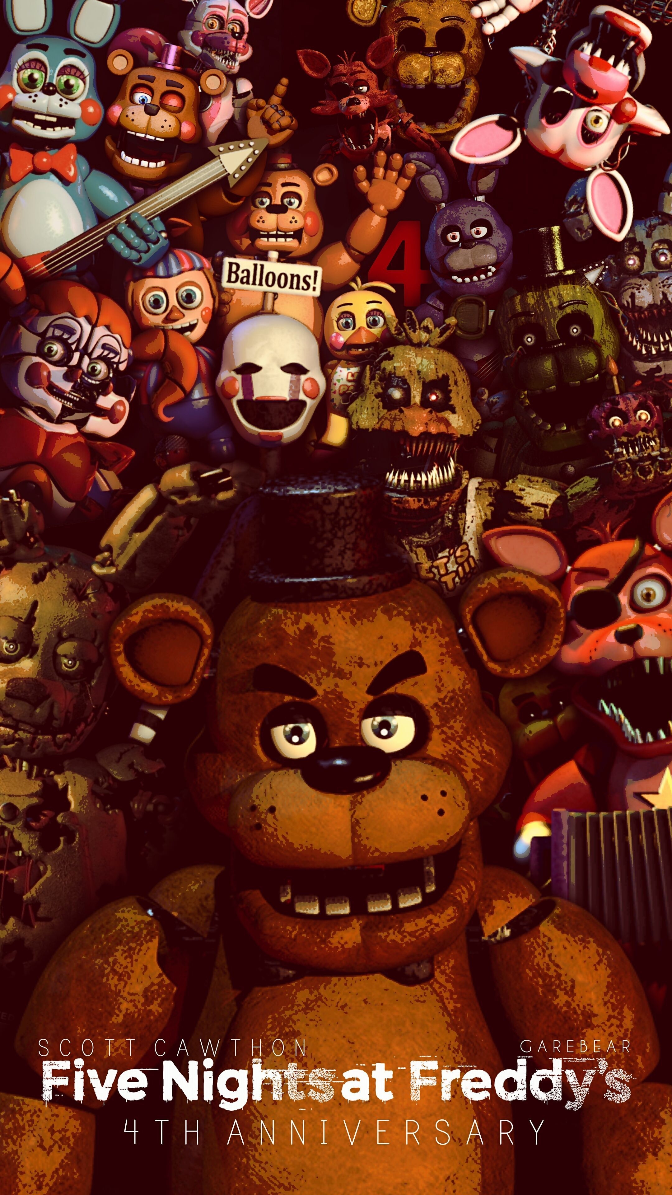 2160x3840 FNAF Wallpaper, HD FNAF Background on WallpaperBat, Phone