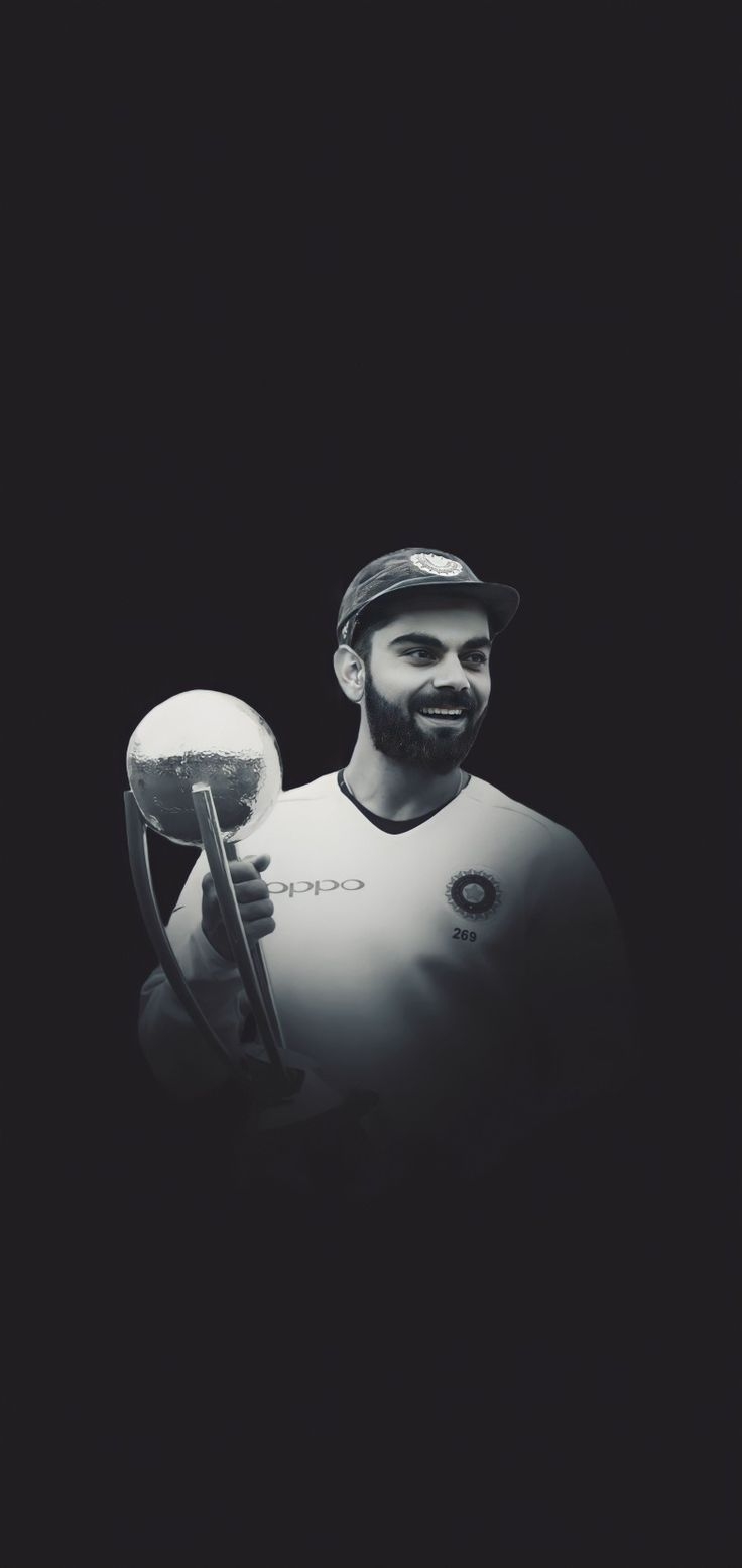 740x1560 Virat Kohli Wallpaper. Black and White, Phone