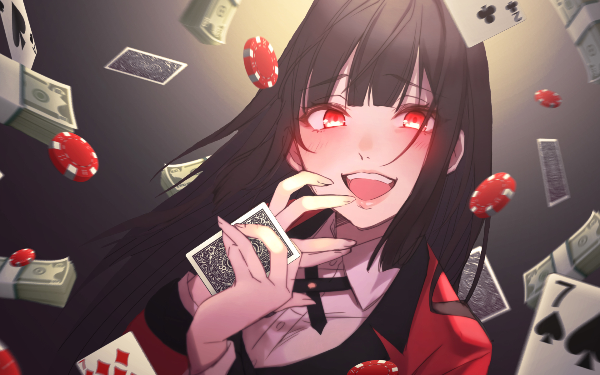 1920x1200 Free download Download wallpaper Yumeko Jabami playing cards protagonist [] for your Desktop, Mobile & Tablet. Explore Yumeko Jabami Wallpaper. Yumeko Jabami Wallpaper, Desktop