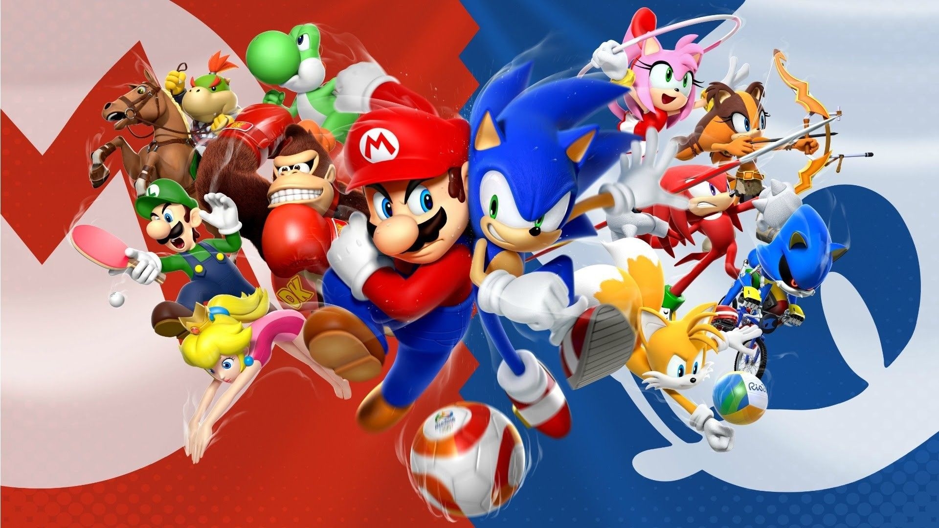 1920x1080 Mario vs Sonic Wallpaper Free Mario vs Sonic Background, Desktop