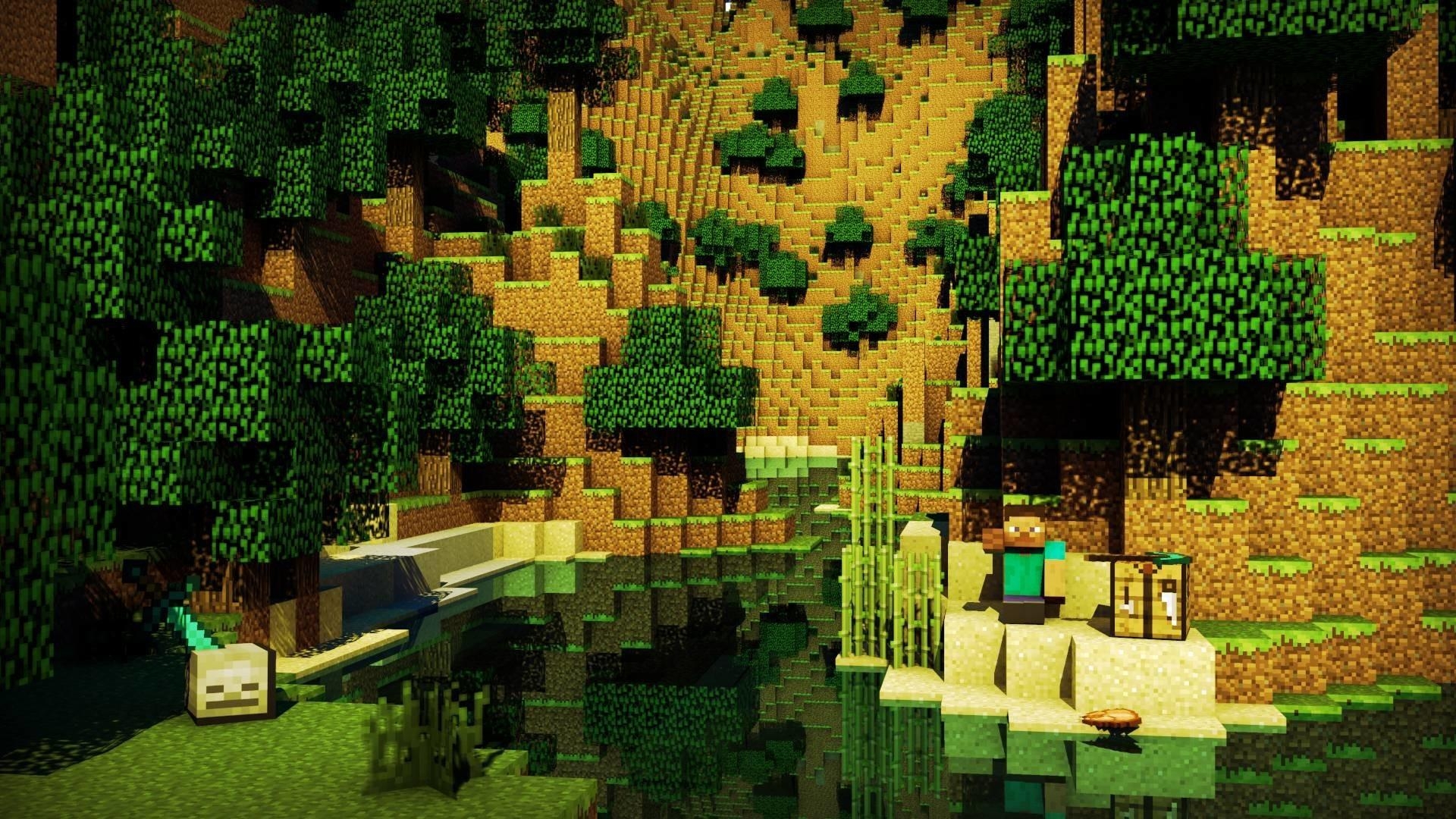 1920x1080 Minecraft Background Wallpaper, Desktop