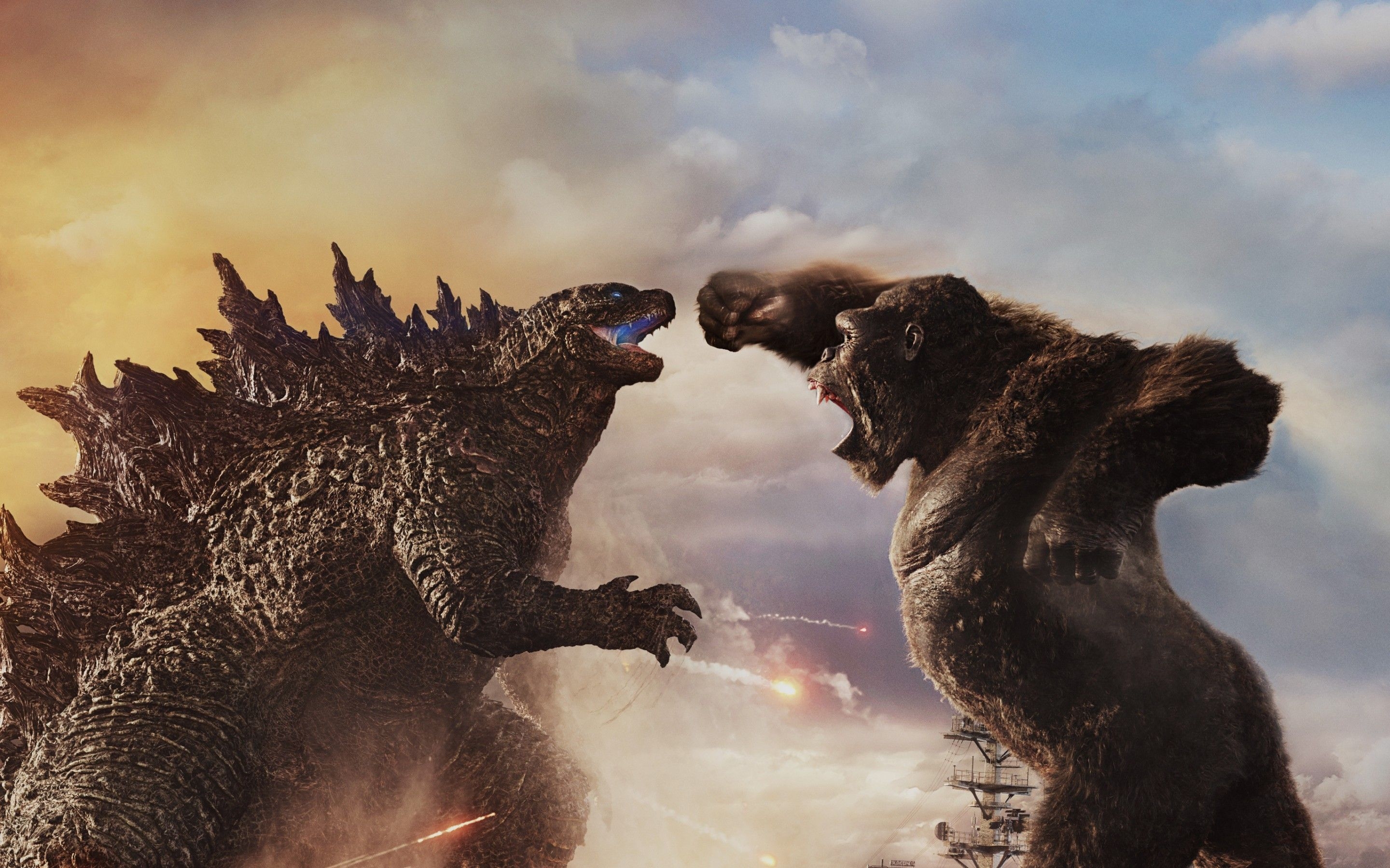 2880x1800 Godzilla vs Kong 4K Wallpaper, 2021 Movies, Movies, Desktop