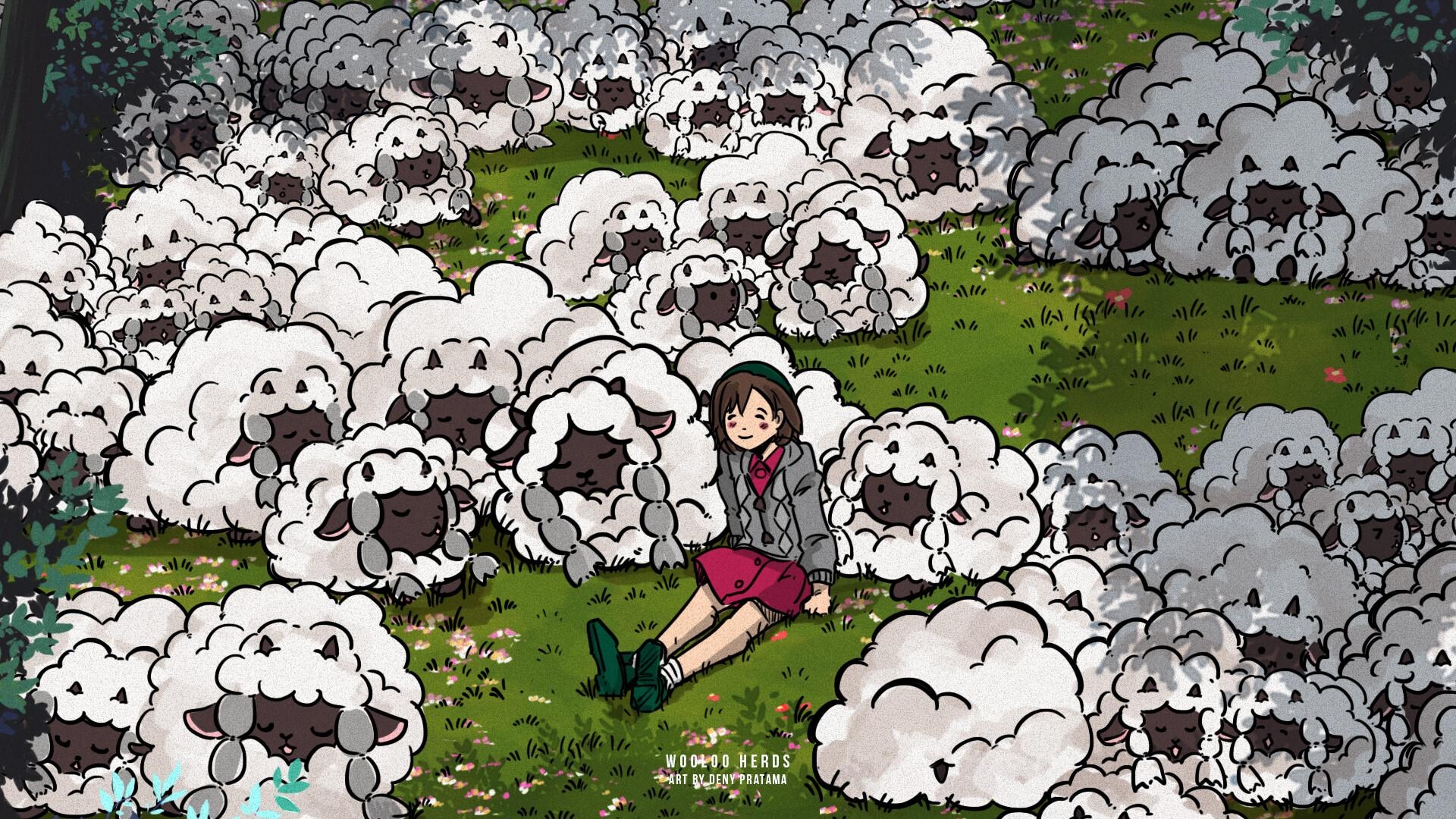 1920x1080 The Wooloo Herds, Deny Pratama, Desktop