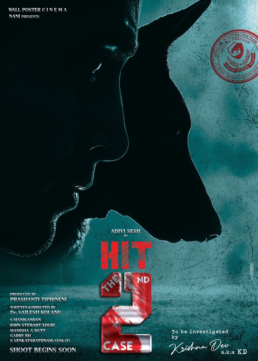 860x1200 Producer Nani unveils poster of Adivi Sesh starrer 'HIT 2: The Second Case'. The News Minute, Phone