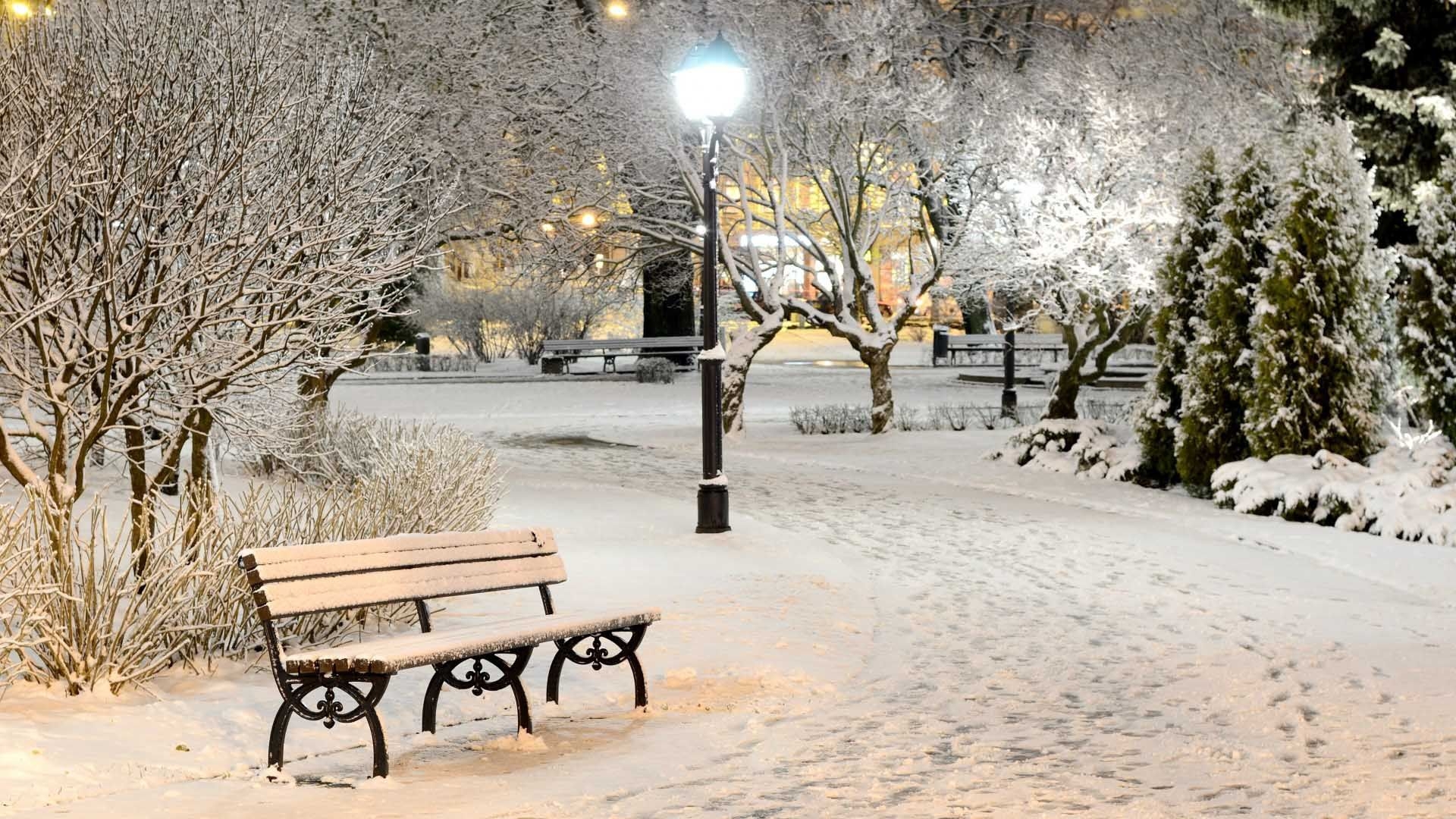 1920x1080 Romantic Winter Night Wallpaper Free Click Wallpaper. Winter wonderland wallpaper, Winter scenery, Winter scenes, Desktop