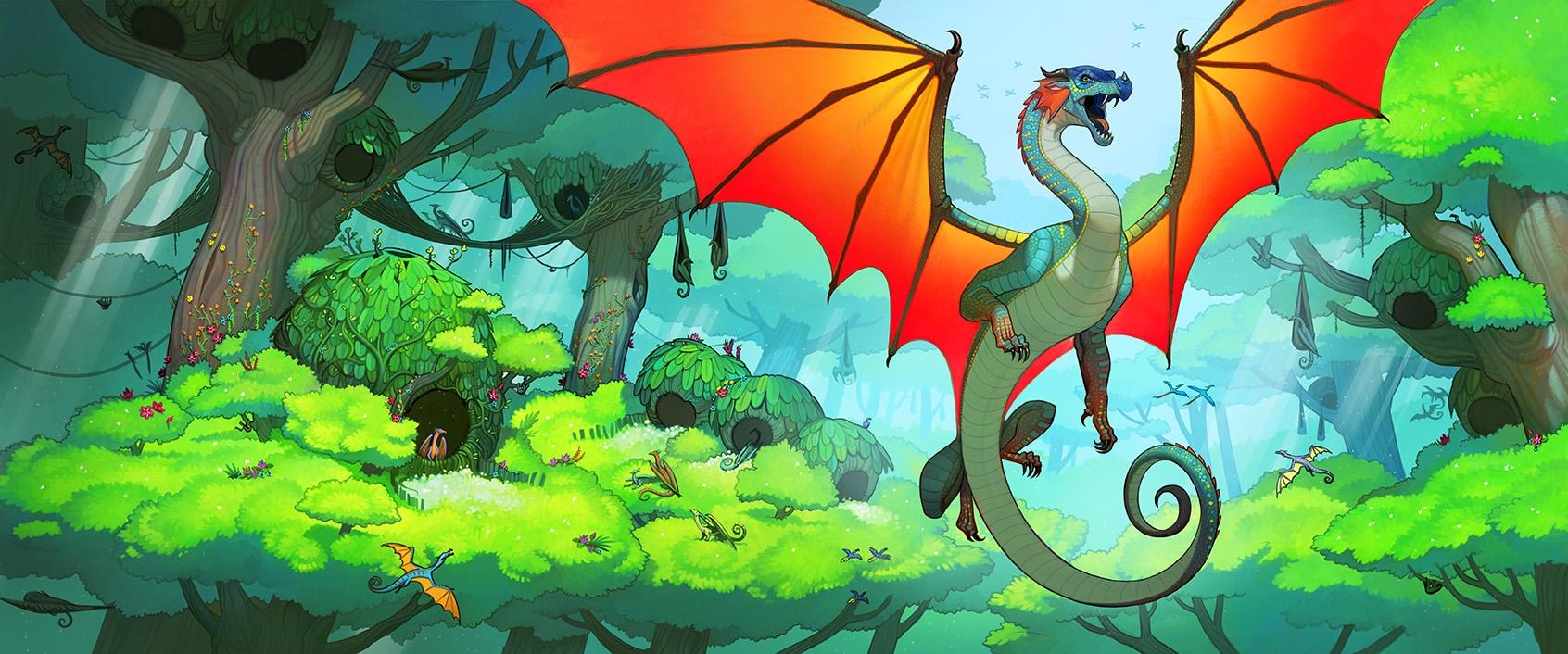 1700x710 Wings of Fire Wallpaper, Dual Screen