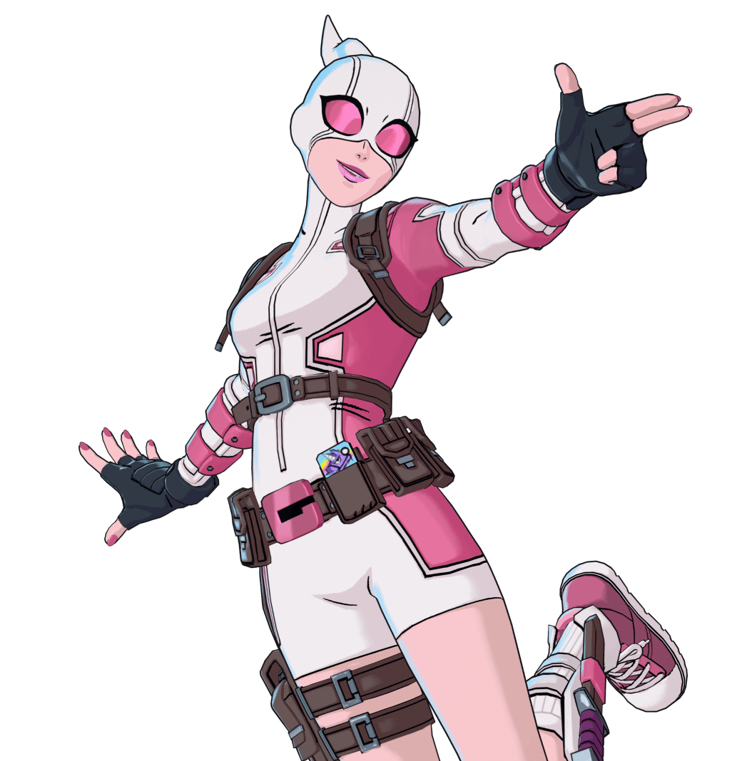 1040x1070 Gwenpool Fortnite wallpaper, Phone