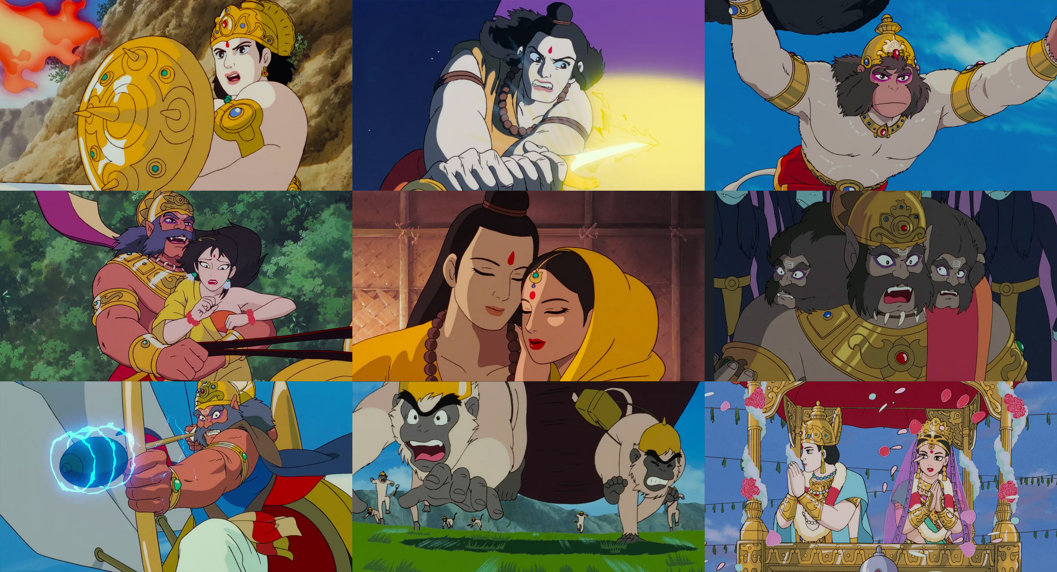 3480x1880 Ramayana, The Legend Of Prince Rama (film Indo Japonais Remasterisé), Desktop