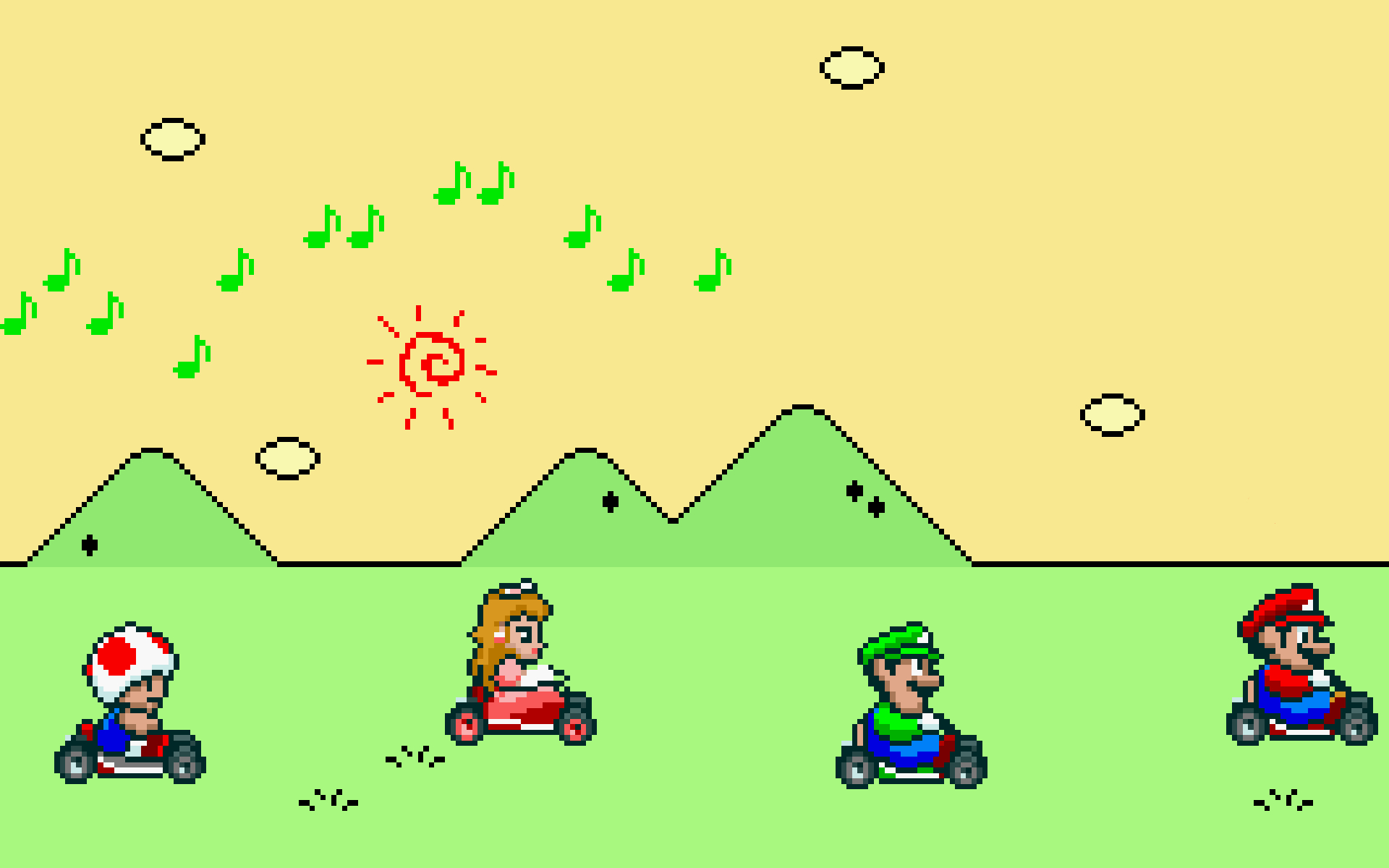 1920x1200 Super Mario Kart Wallpaper. Super Mario Kart Background, Desktop