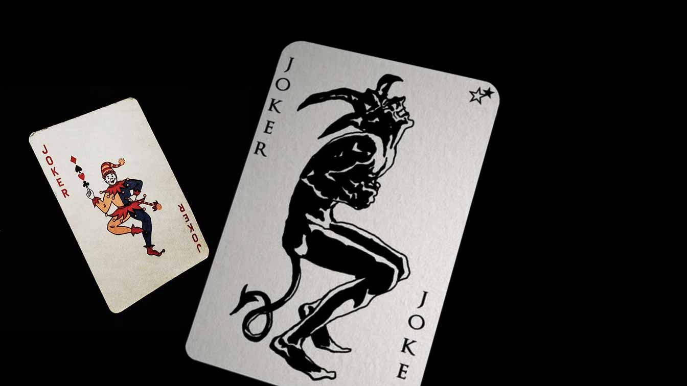 1350x760 Joker Card Wallpaper, Desktop