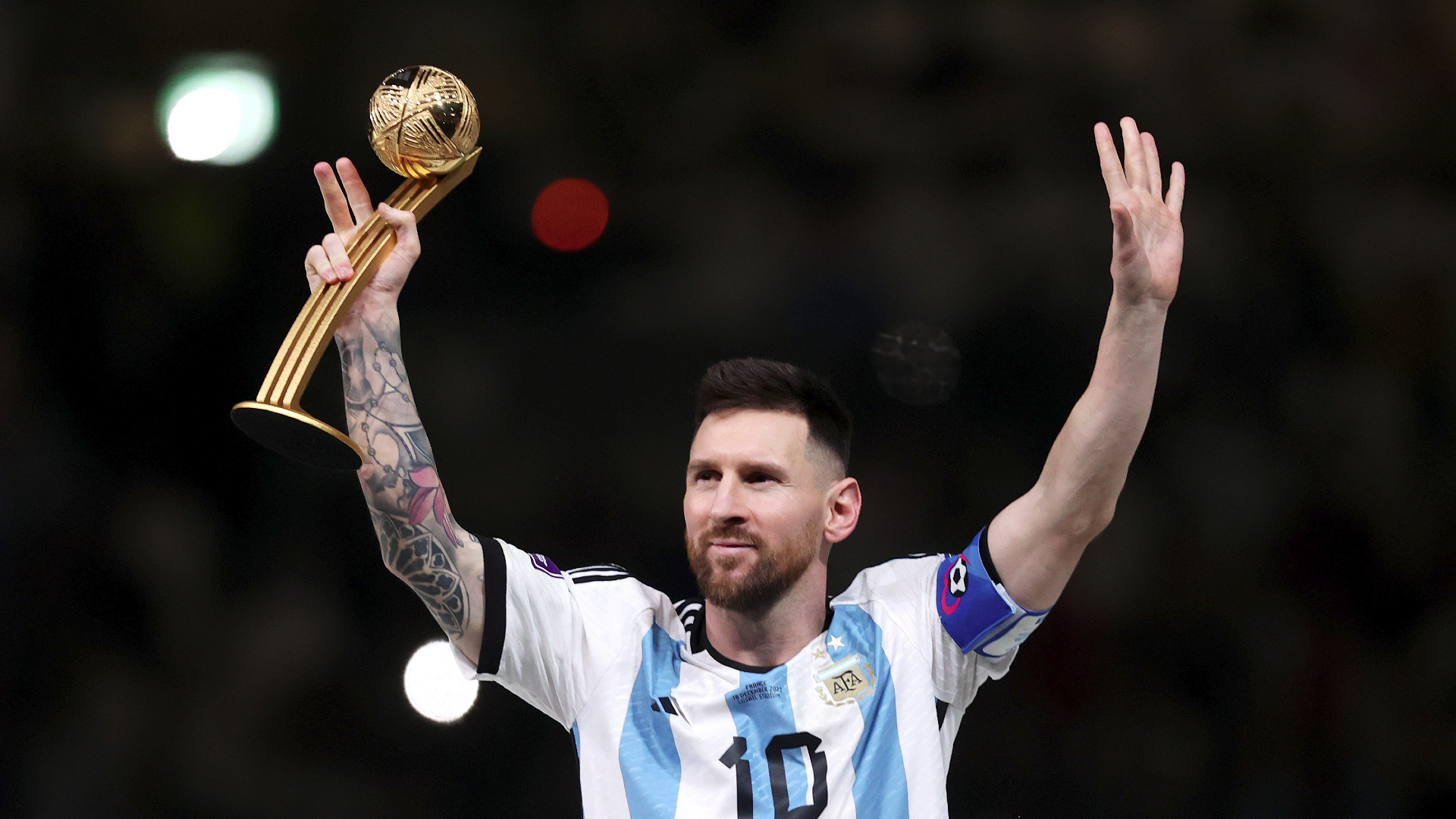 1920x1080 Messi makes more World Cup history as Argentina captain scoops second Golden Ball. Goal.com US, Desktop