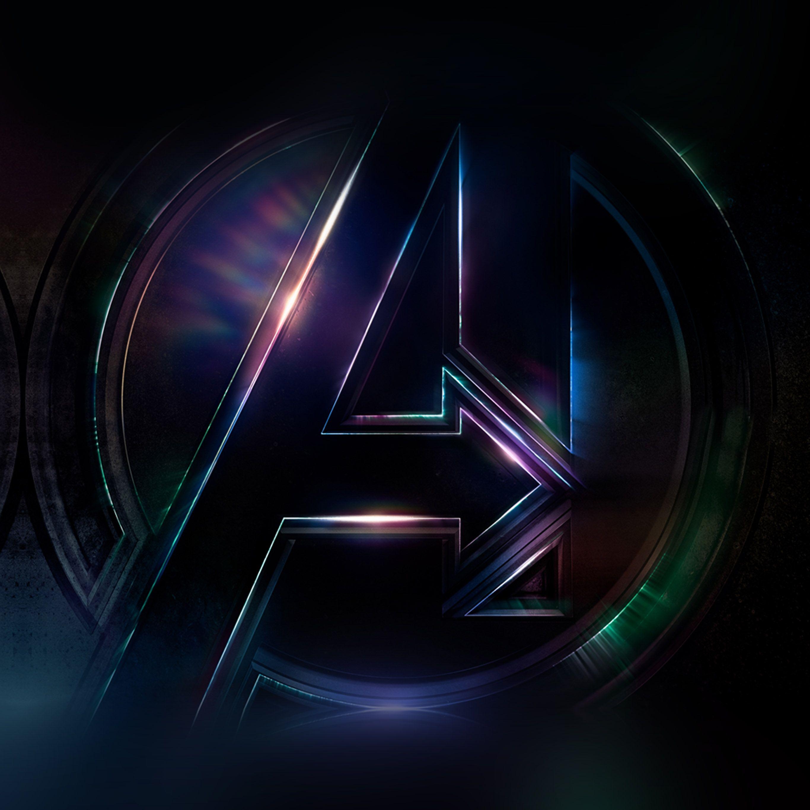 2740x2740 Marvel Avengers Logo Wallpaper Free Marvel Avengers Logo Background, Phone