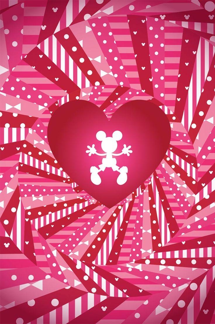 740x1110 Latest HD Happy Valentines Day Mickey Mouse Image, Phone