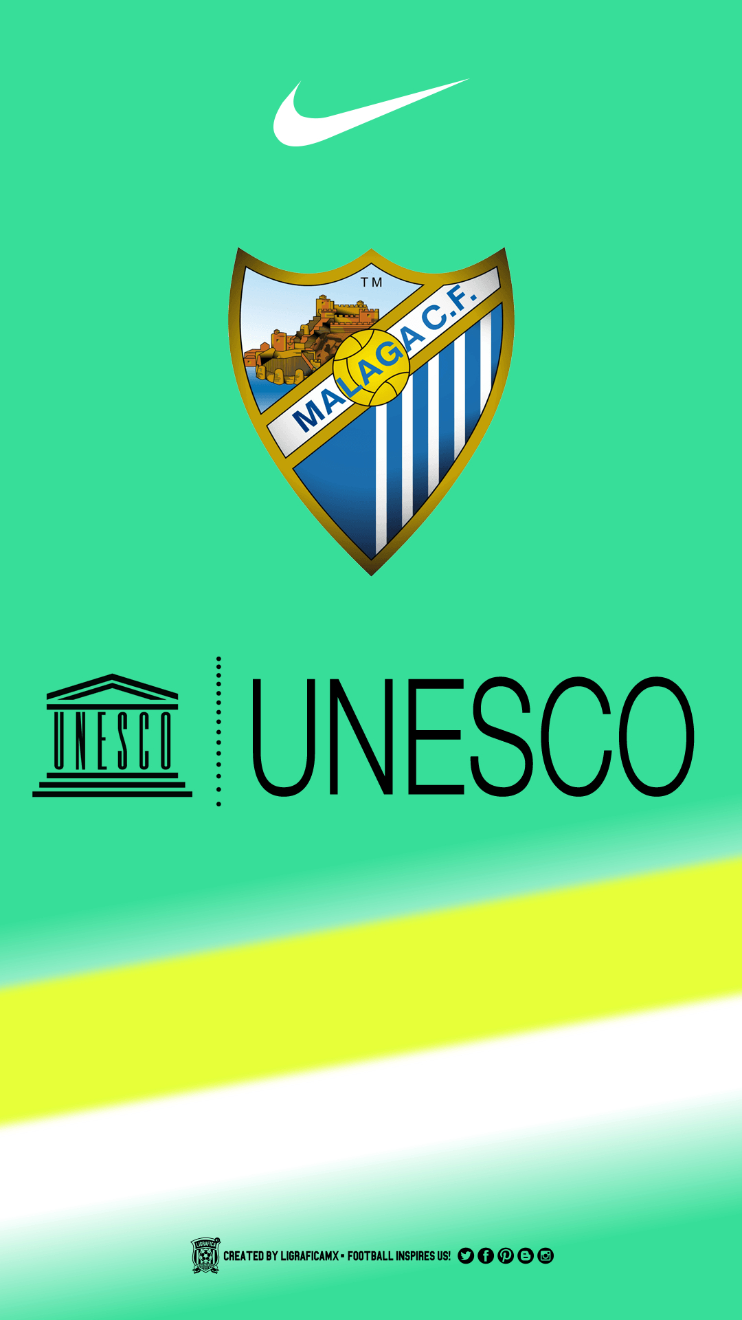 1080x1920 Malaga F.C. #LigraficaMX 141114CTG. FUTBOL Wallpaper. Team, Phone