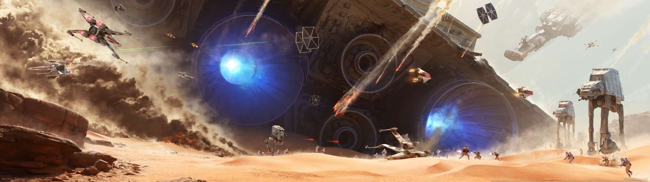 2140x600 Dual Screen Wallpaper Star Wars, Dual Screen