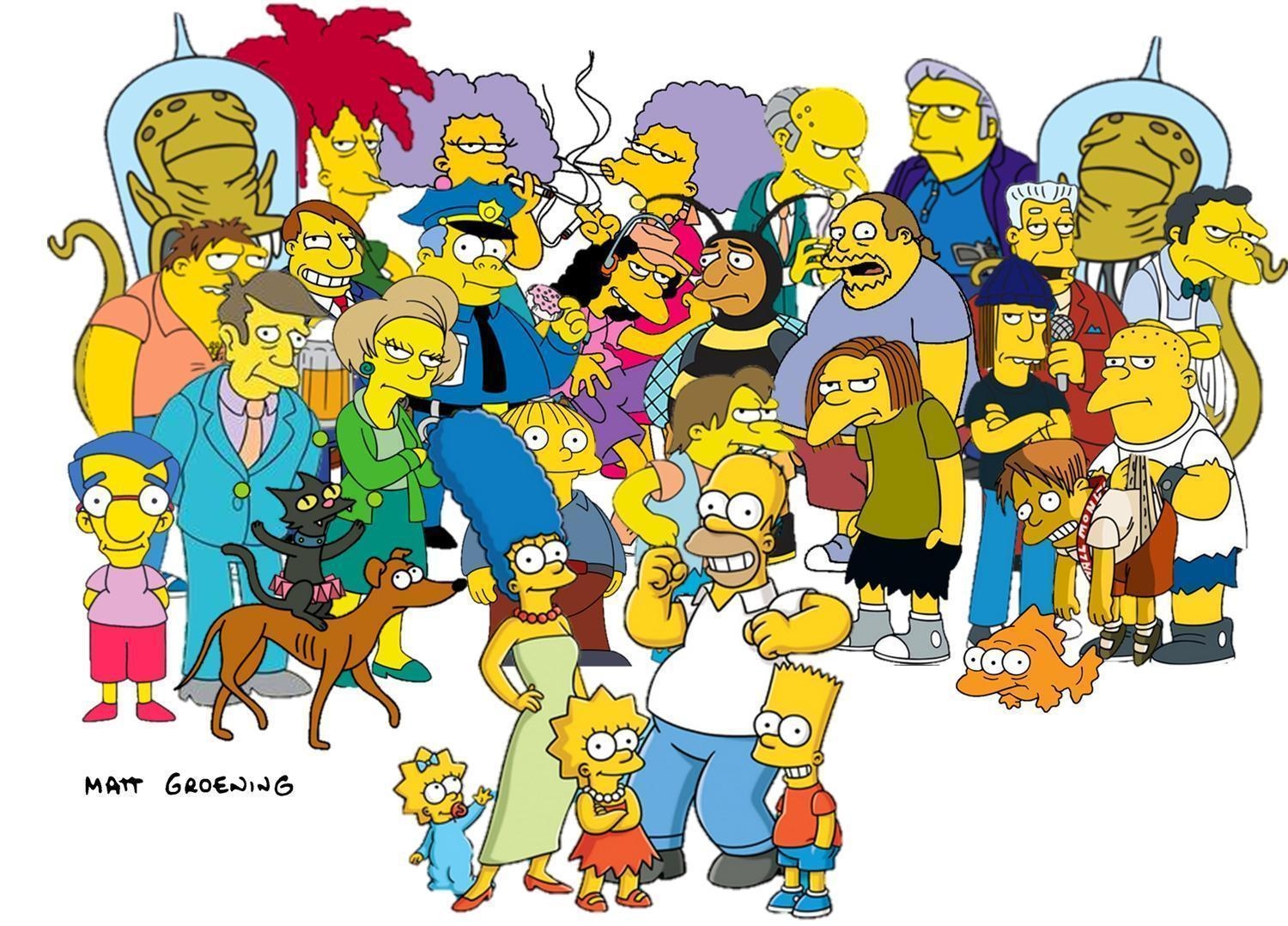 1500x1080 List Of Simpson Characters Wallpaper ilikewalls, Desktop