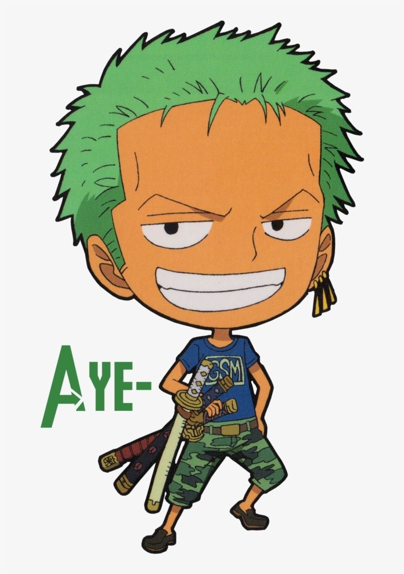 820x1170 Related Wallpaper Piece Zoro Chibi Transparent PNG, Phone