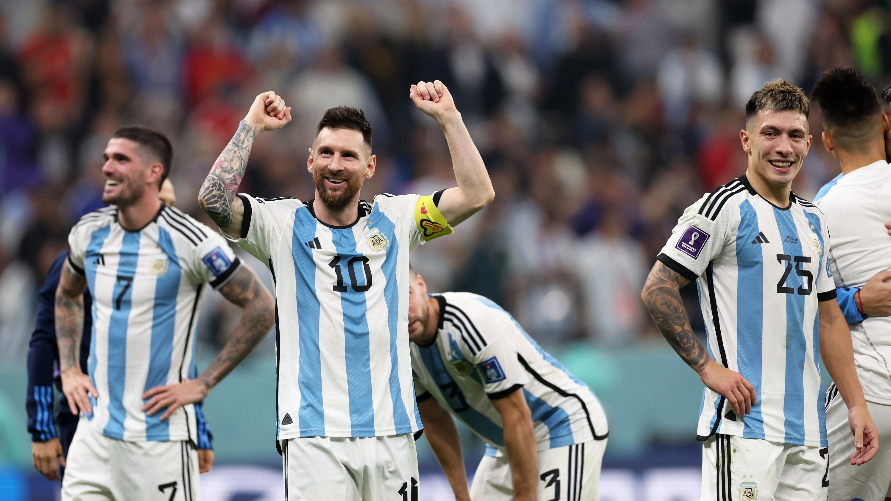 3000x1690 Argentina y Messi son campeones de la Copa del Mundo de Qatar 2022!, Desktop