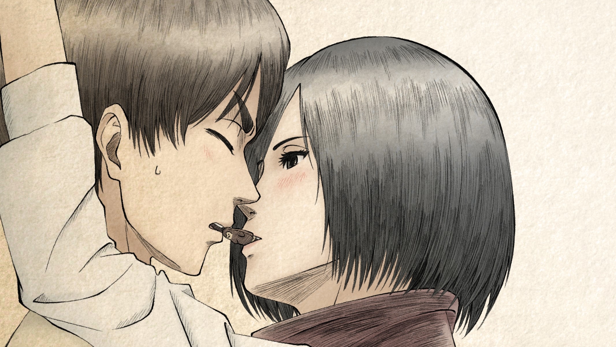 2140x1210 Eren Yeager Mikasa Ackerman Wallpaper:, Desktop