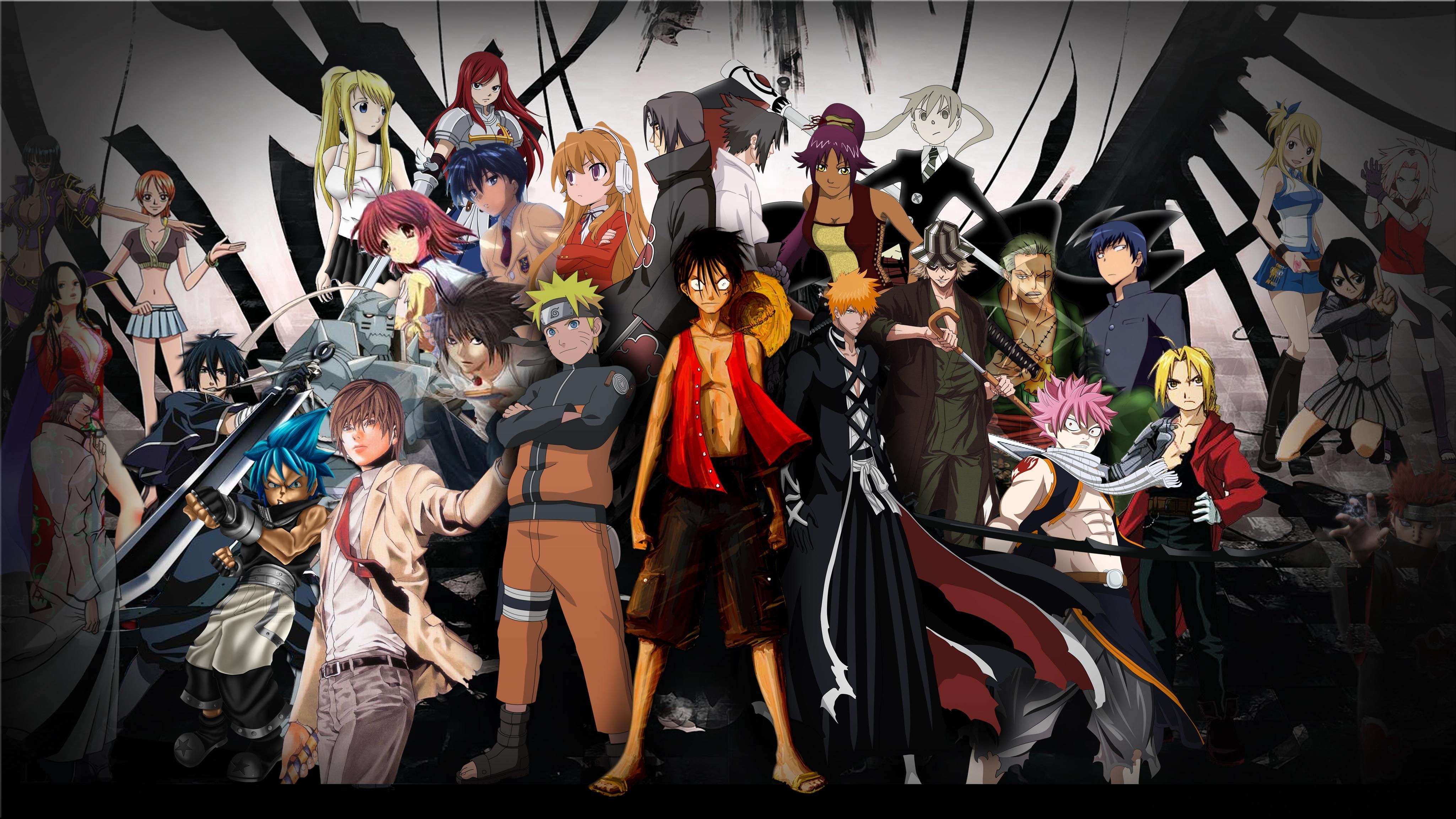 4100x2310 All Anime Characters HD Wallpaper, Desktop