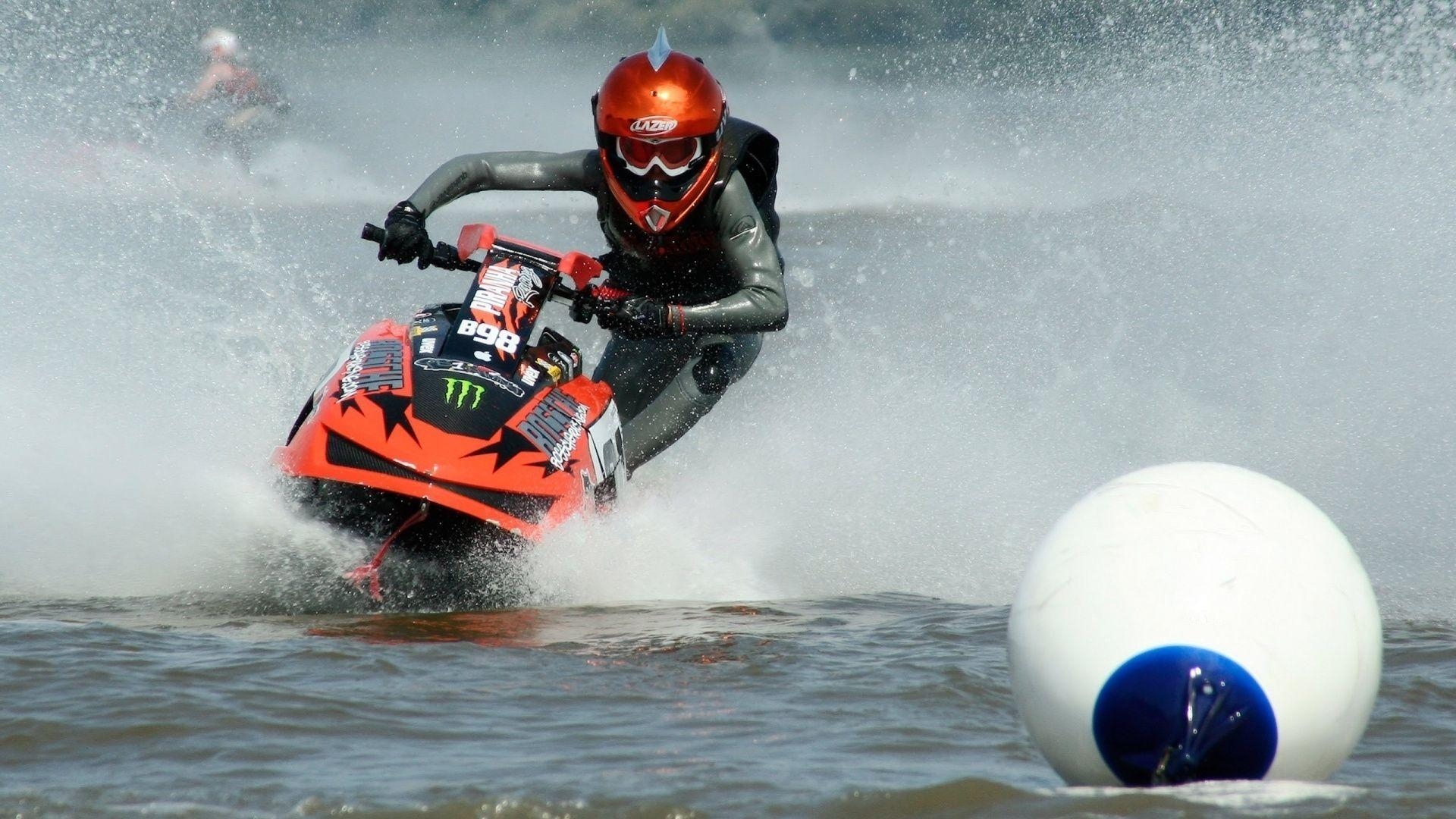 1920x1080 Download  Wallpaper Jetboat, Racing, Powerboating, Scooter, Desktop