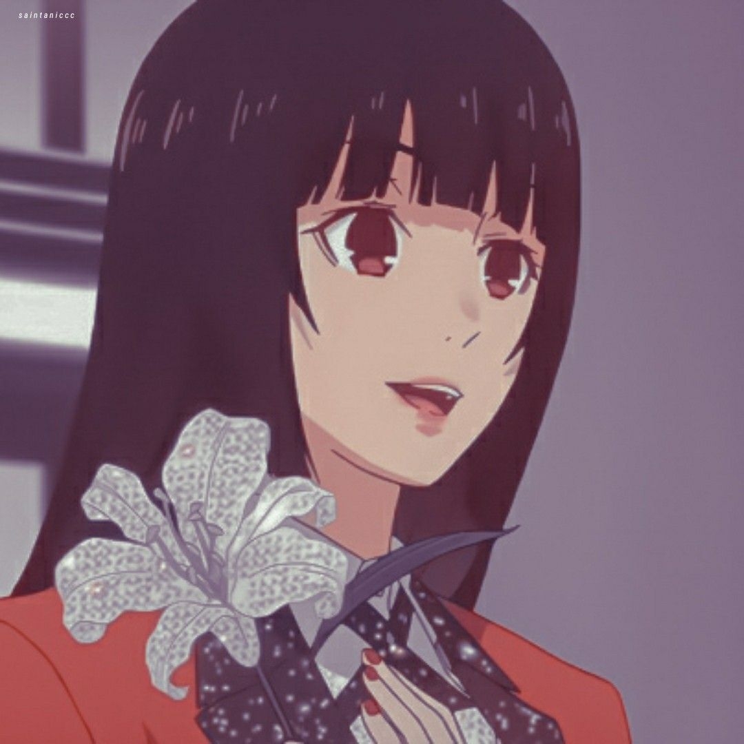 1080x1080 Jabami yumeko icons. Anime, Purple aesthetic, Art, Phone