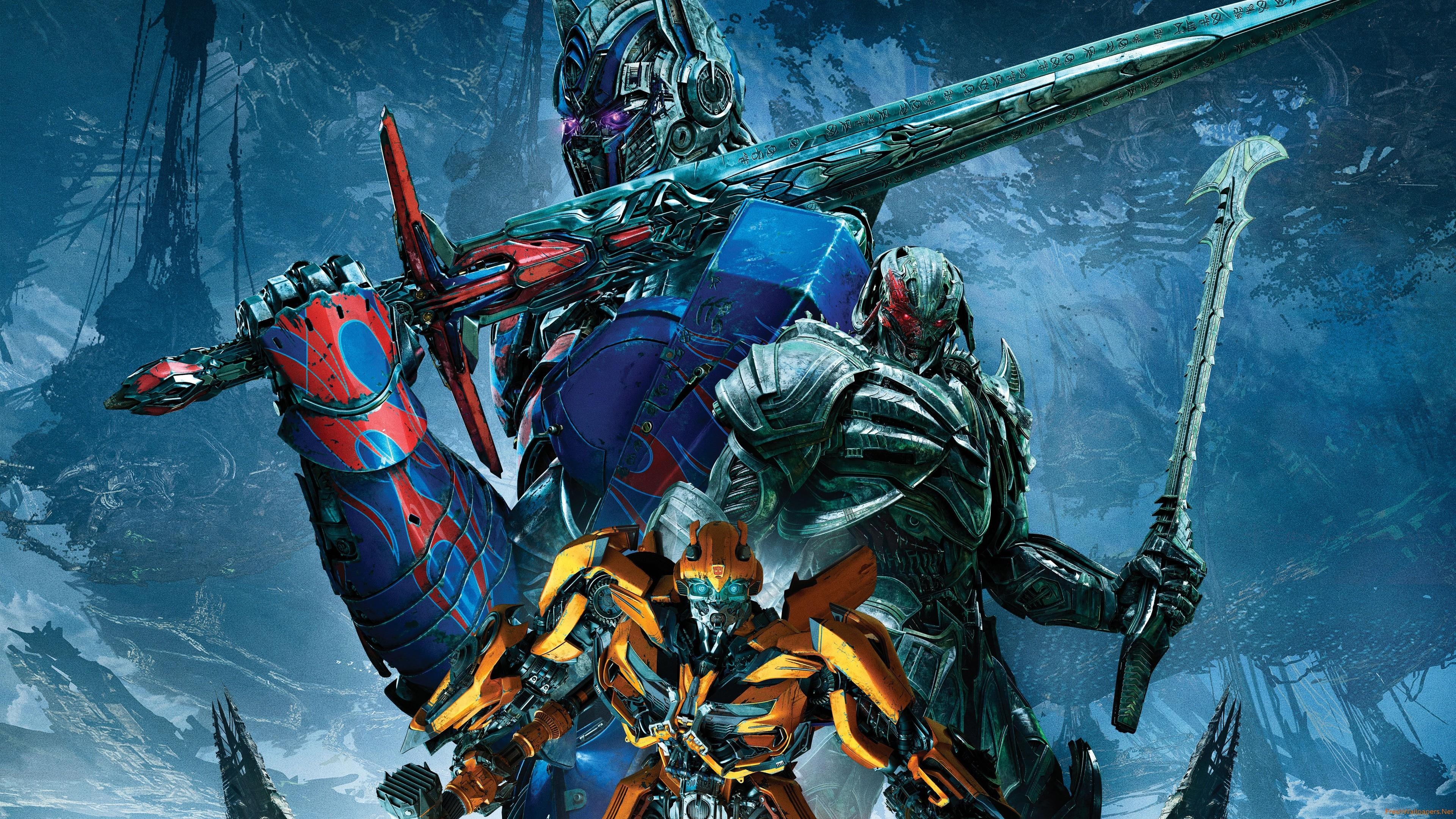 3840x2160 Transformers The Last Knight Bumblebee Megatron Optimus, Desktop