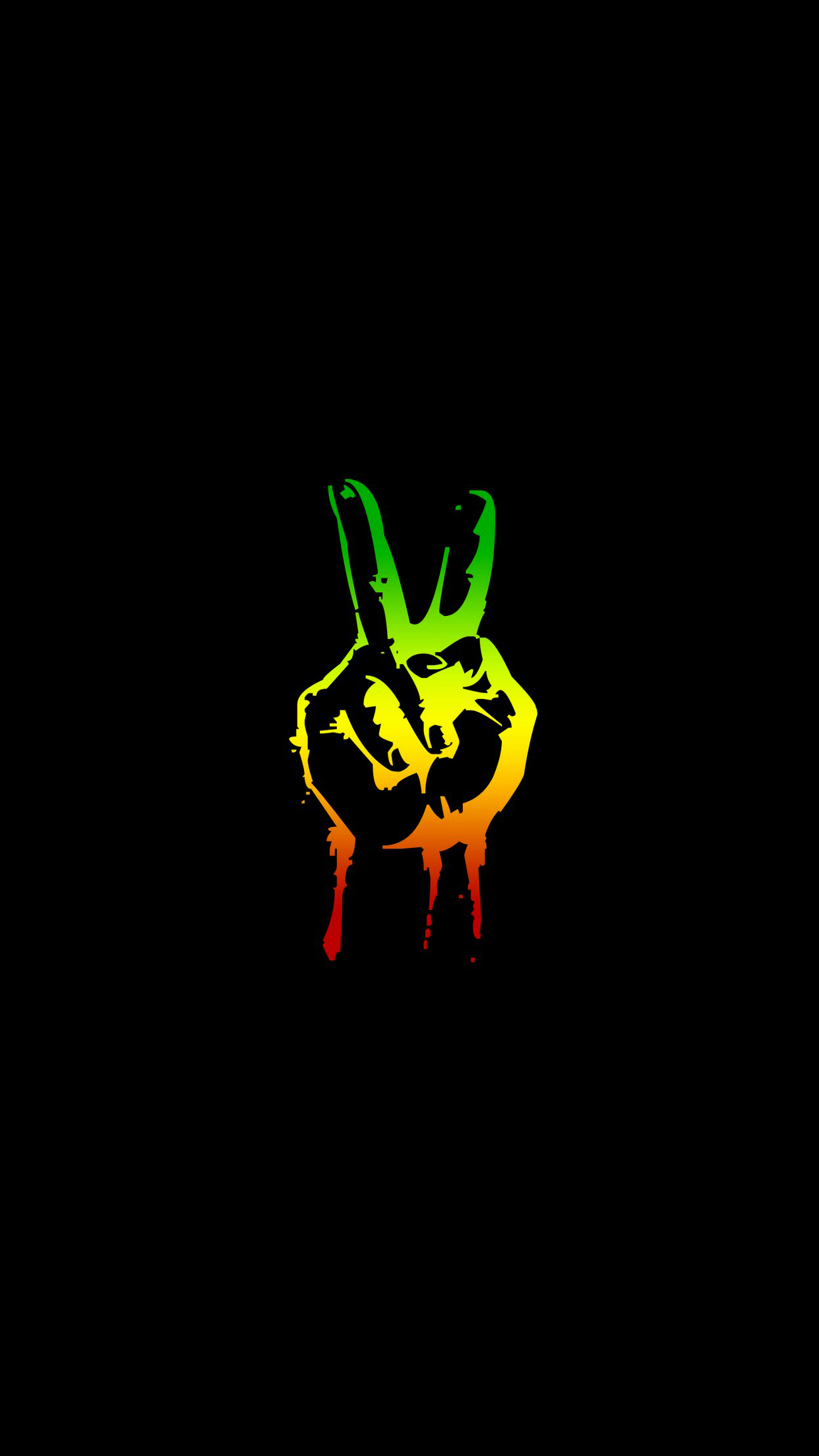 1250x2210 Reggae peace Wallpaper for iPhone Pro Max, X, 6, Phone