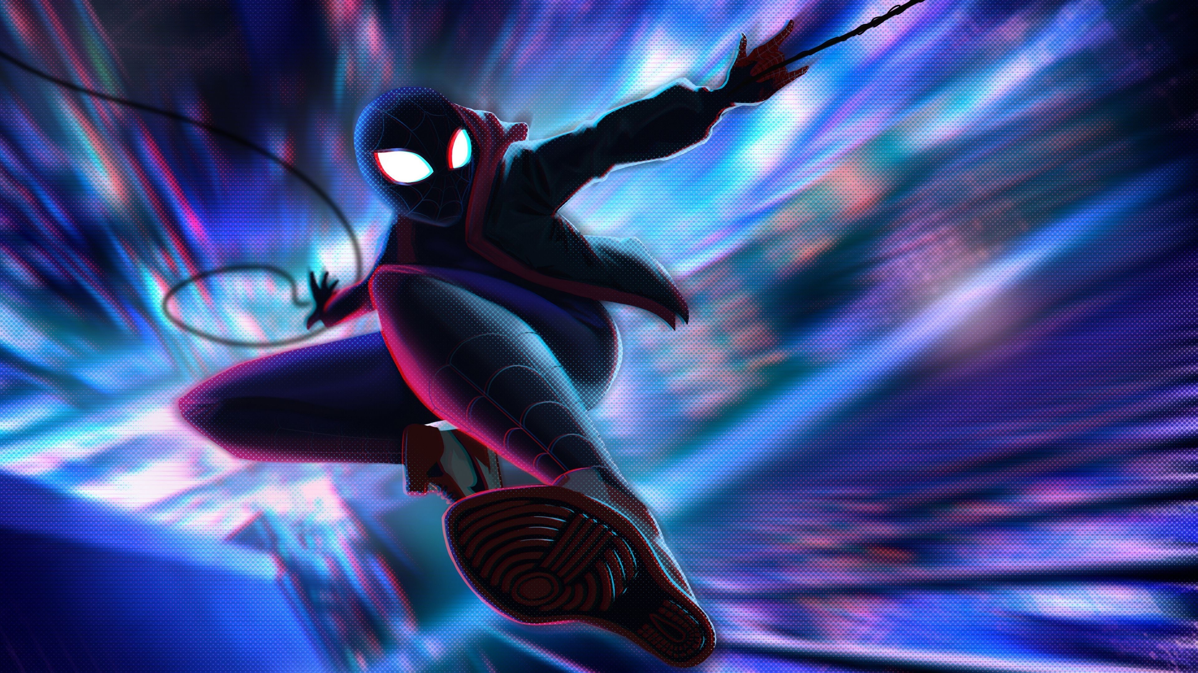 3840x2160 Spiderman Miles Morales Jump 4k superheroes wallpaper, spiderman wallpaper, spiderman into the spider verse wallpaper,. Spider verse, Miles morales, Spiderman, Desktop