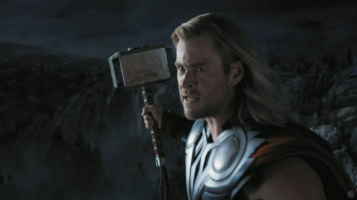 1250x700 Thor hammer screenshots trailer Chris Hemsworth The Avengers movie, Desktop