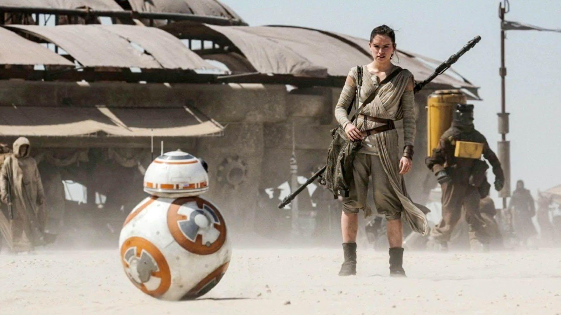 1920x1080 BB 8 And Rey Wars 7: The Force Awakens, Desktop