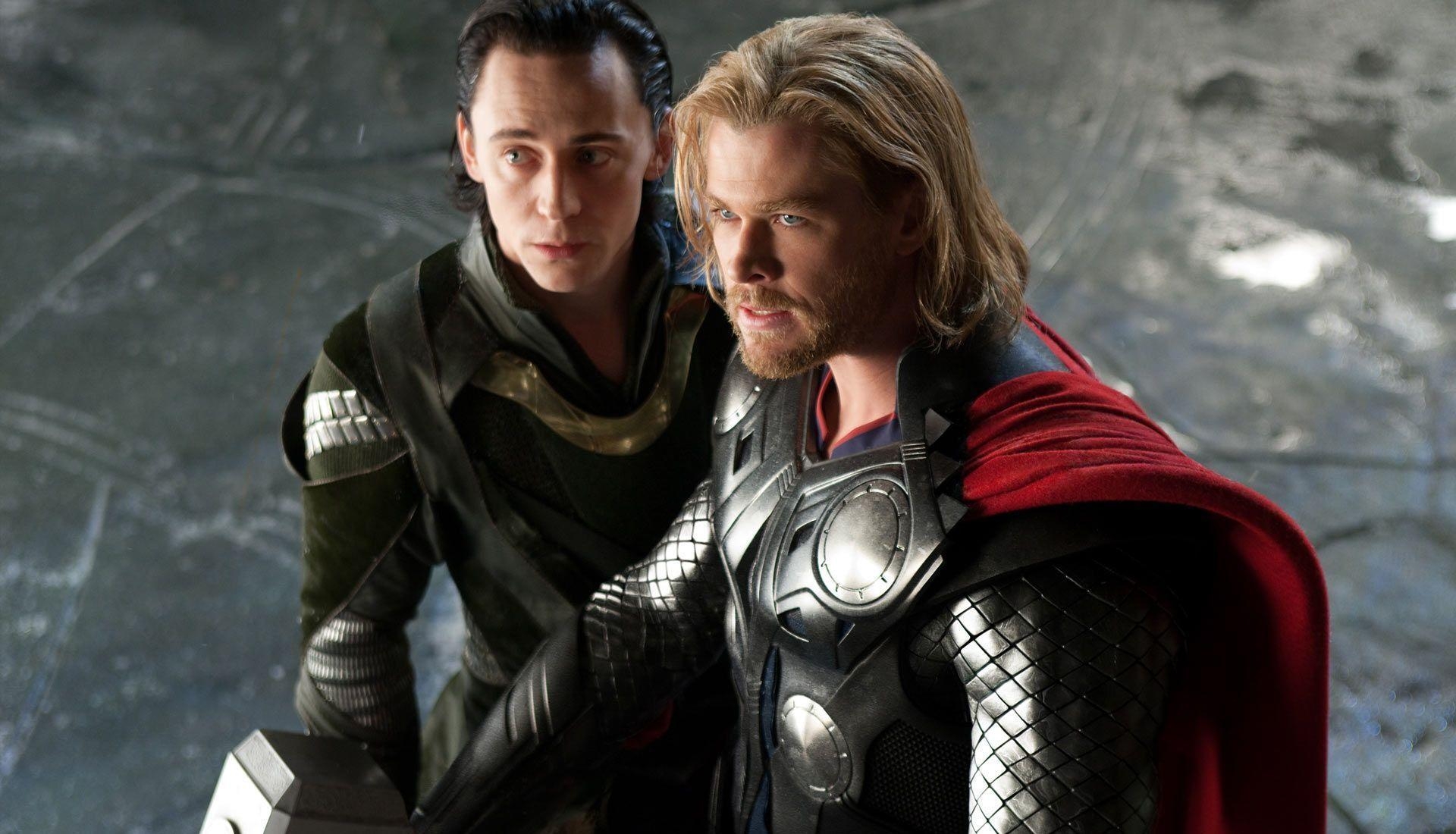 1920x1100 Loki and Thor in Asgard Movie Desktop Wallpaper, Desktop