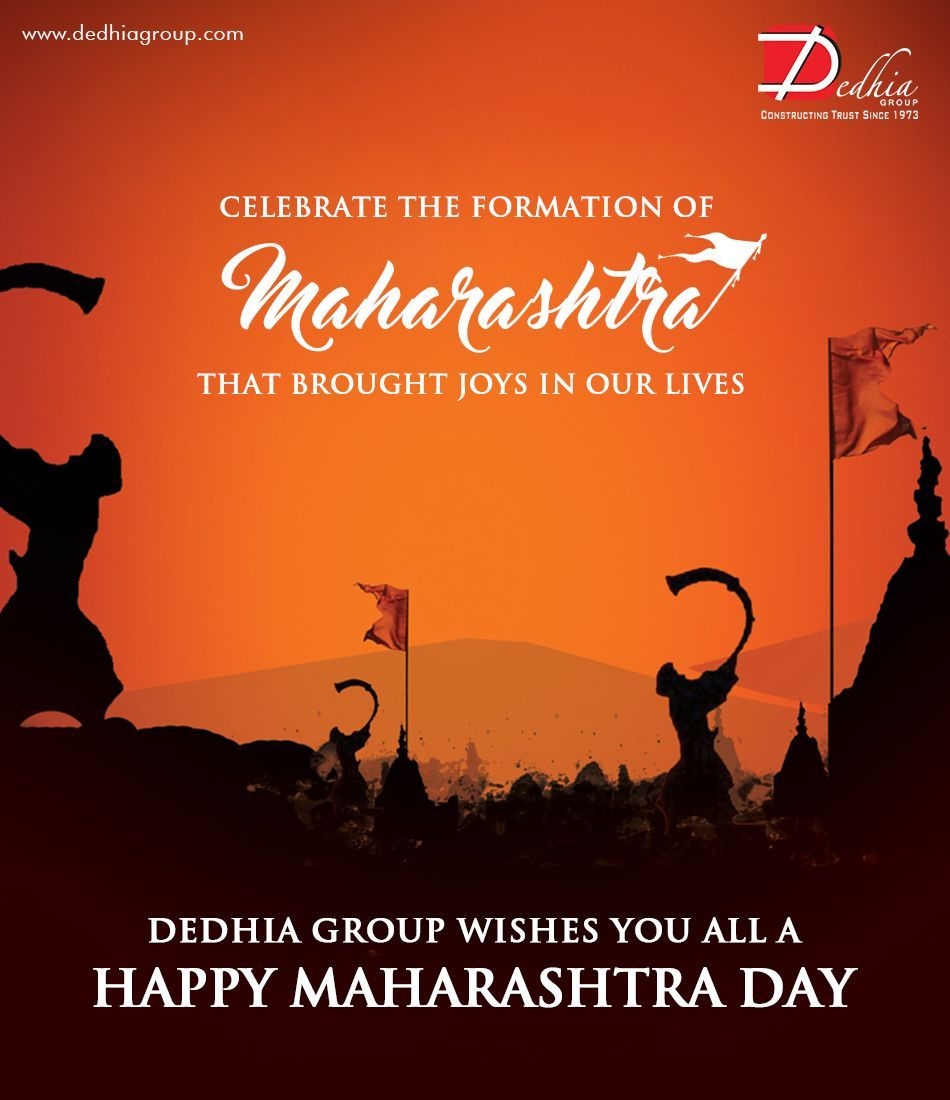 950x1100 Dedhia Group wishes you all a very Happy Maharashtra Day, Phone