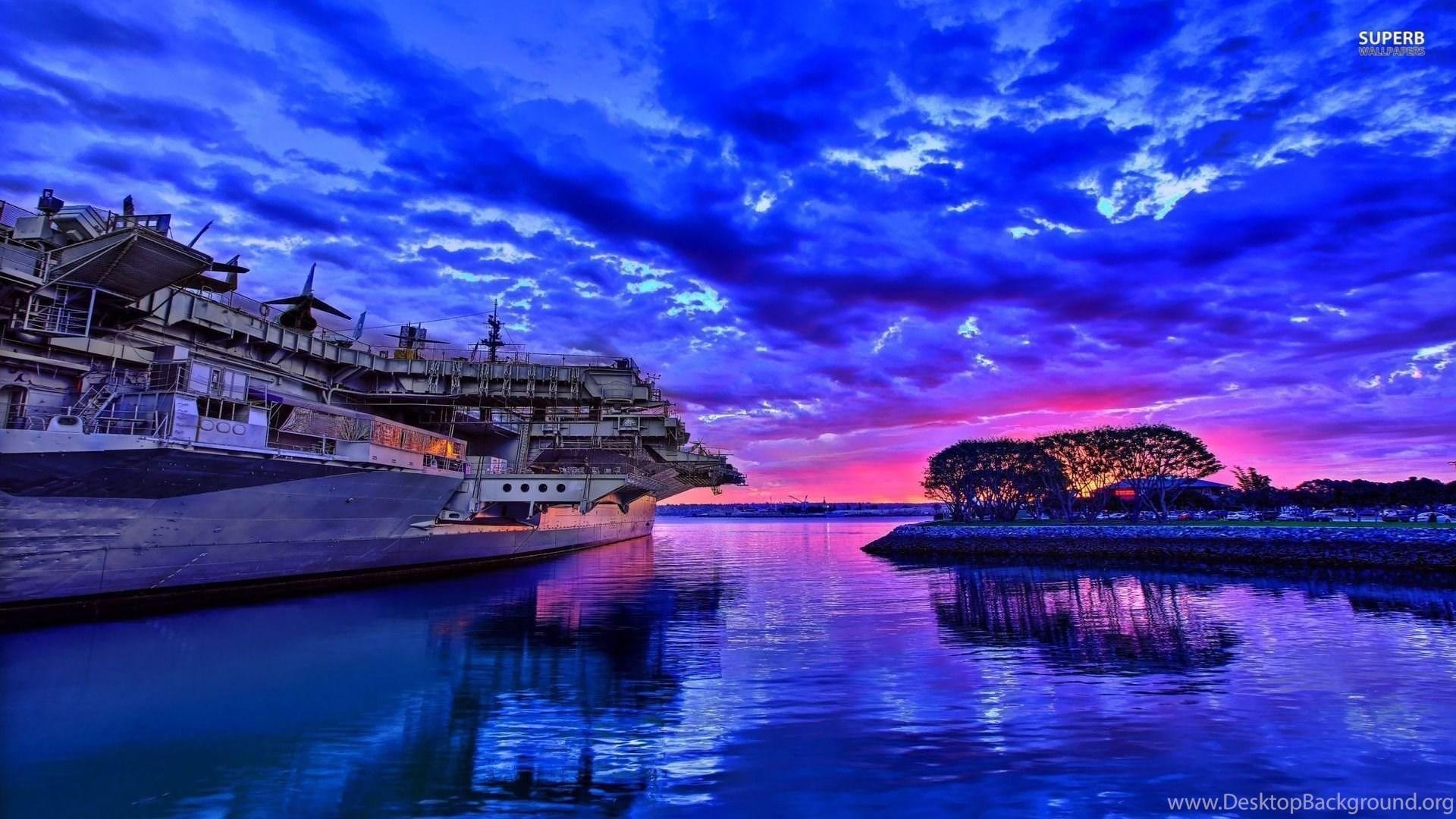 1920x1080 Ship At Bay Wallpaper Photography Wallpaper Desktop Background, Desktop