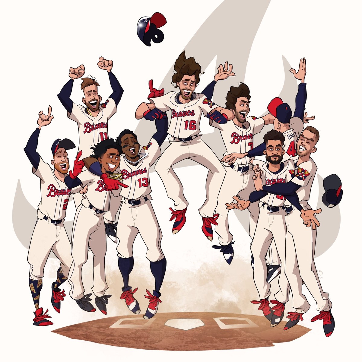 1200x1200 Braves Wallpaper, Phone