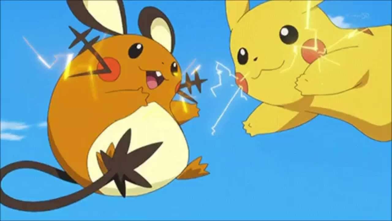 1280x720 image of Dedenne Pichu - #SpaceHero, Desktop