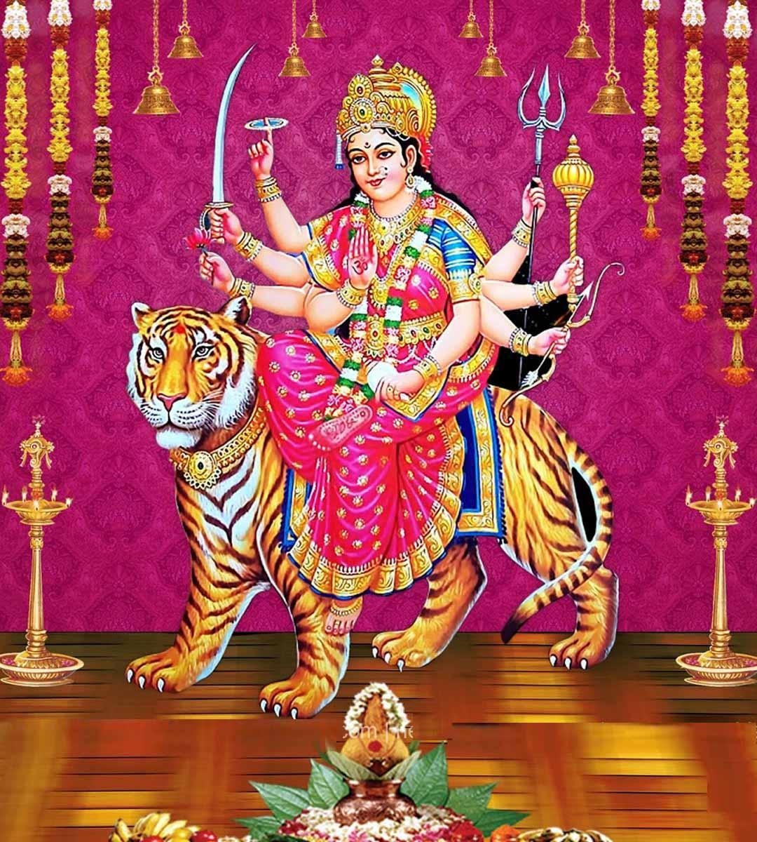 1080x1200 Durga Devi Wallpaper (Navaratri Dussehra Special) For Android, Phone