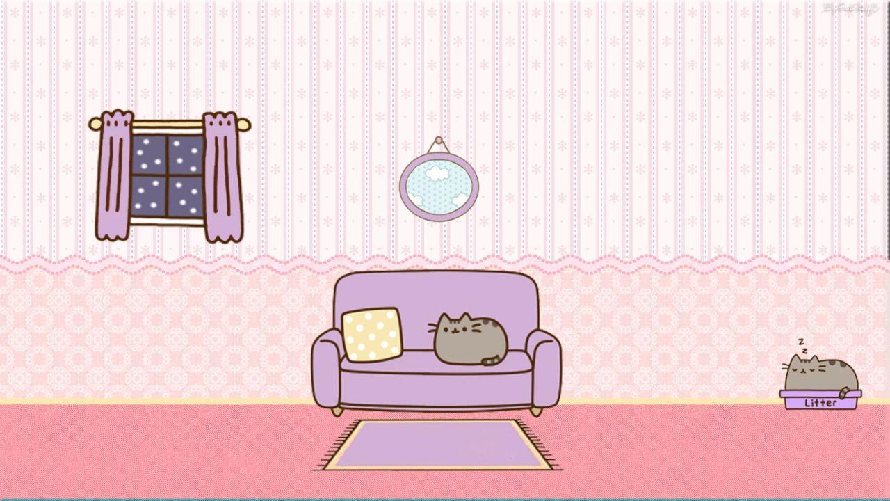 1280x720 I&;m pusheen, Desktop