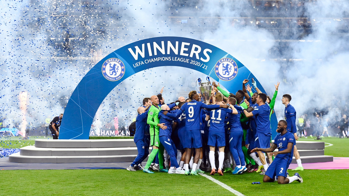 1200x680 UEFA Champions League 2020 21 Final: Mason Mount, Kai Havertz, Timo Werner And Other Chelsea Players React After Winning UCL Title, Desktop