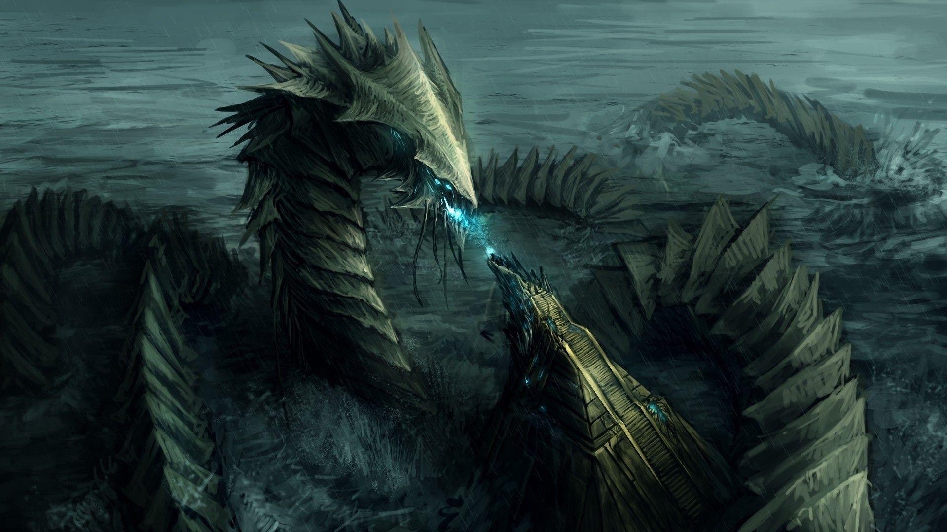 1920x1080 Water Dragon Wallpaper, Desktop