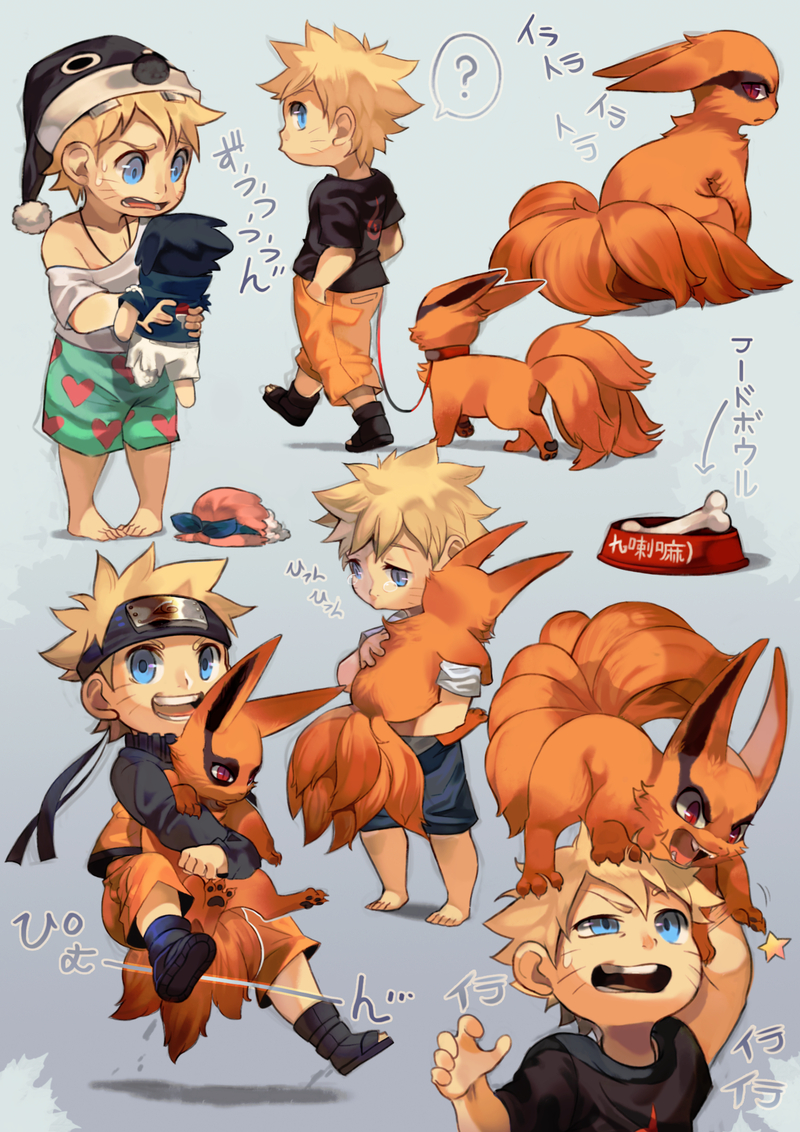 800x1140 Naruto Kurama Cute, Phone