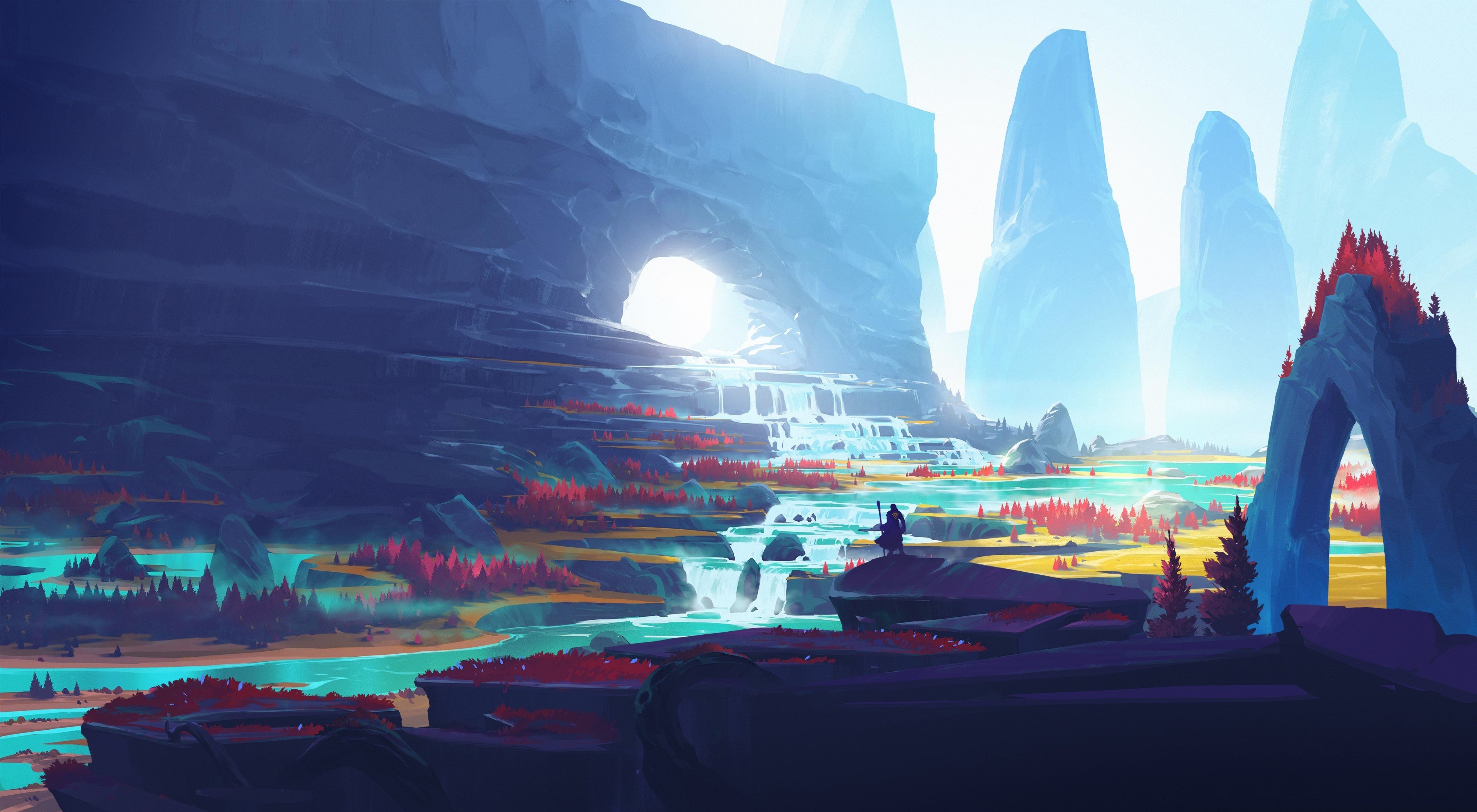 3840x2120 Peaceful From Duelyst 4K wallpaper, Desktop