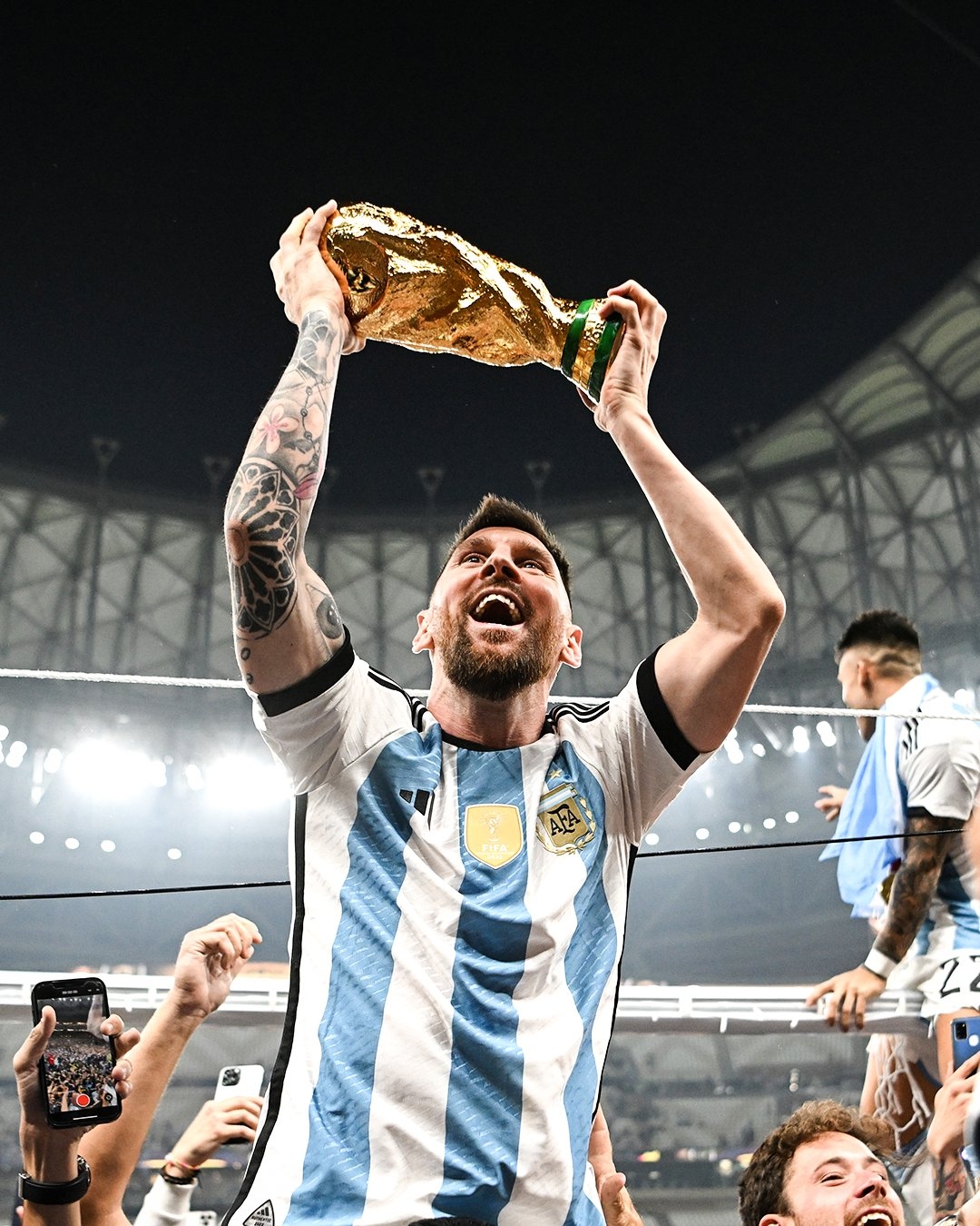 1080x1350 B R Football Over 42M Likes, Lionel Messi's World Cup Victory Post Is Now The Most Liked Instagram Post By A Sportsperson In History, Phone