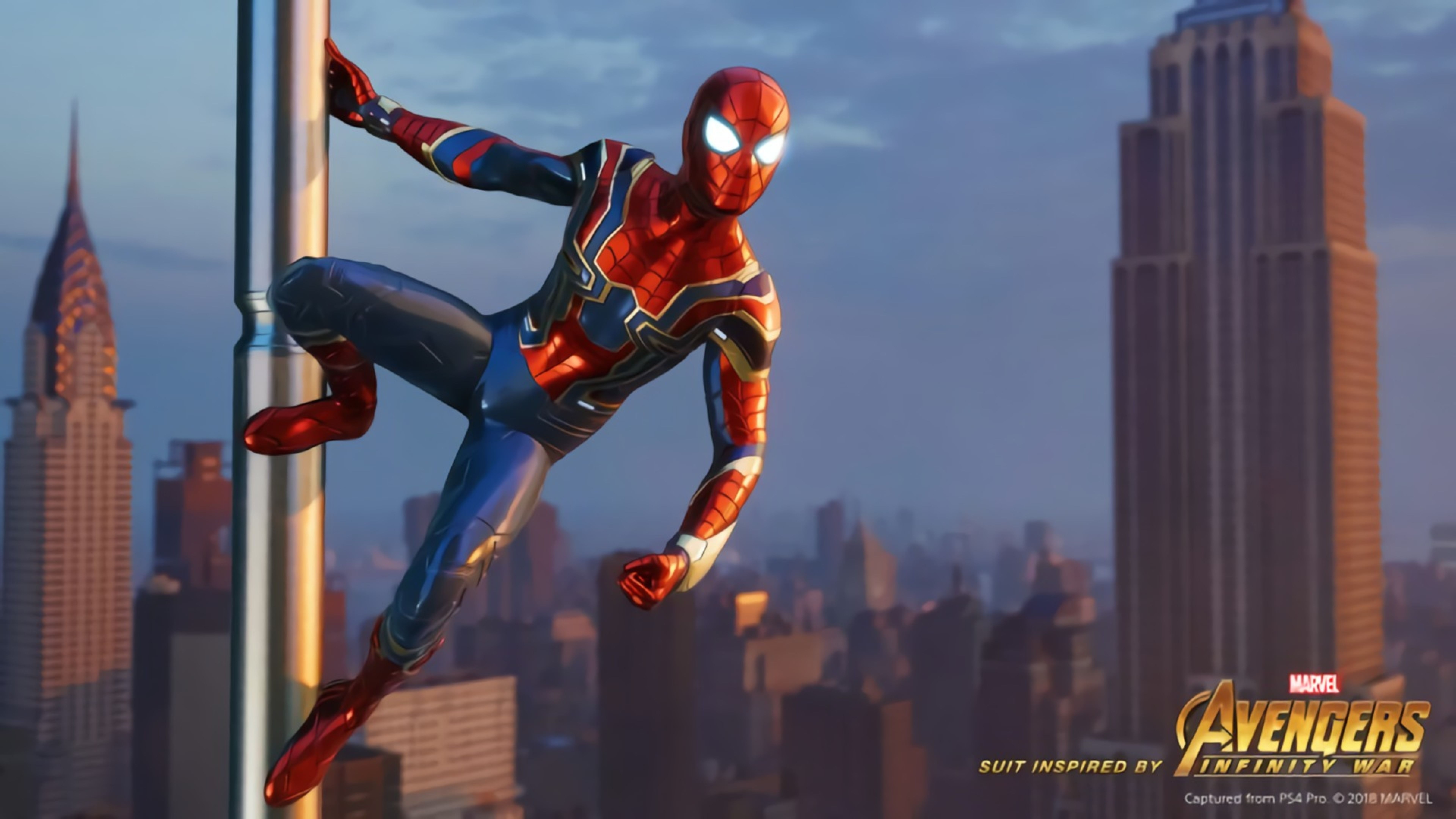 7680x4320 Avengers Infinity War Iron Spider In Spider Man Game 8K, Desktop