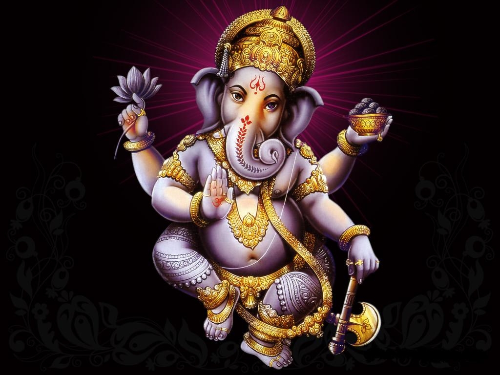 1030x770 Lord Ganesha Dark Background Hd, Desktop