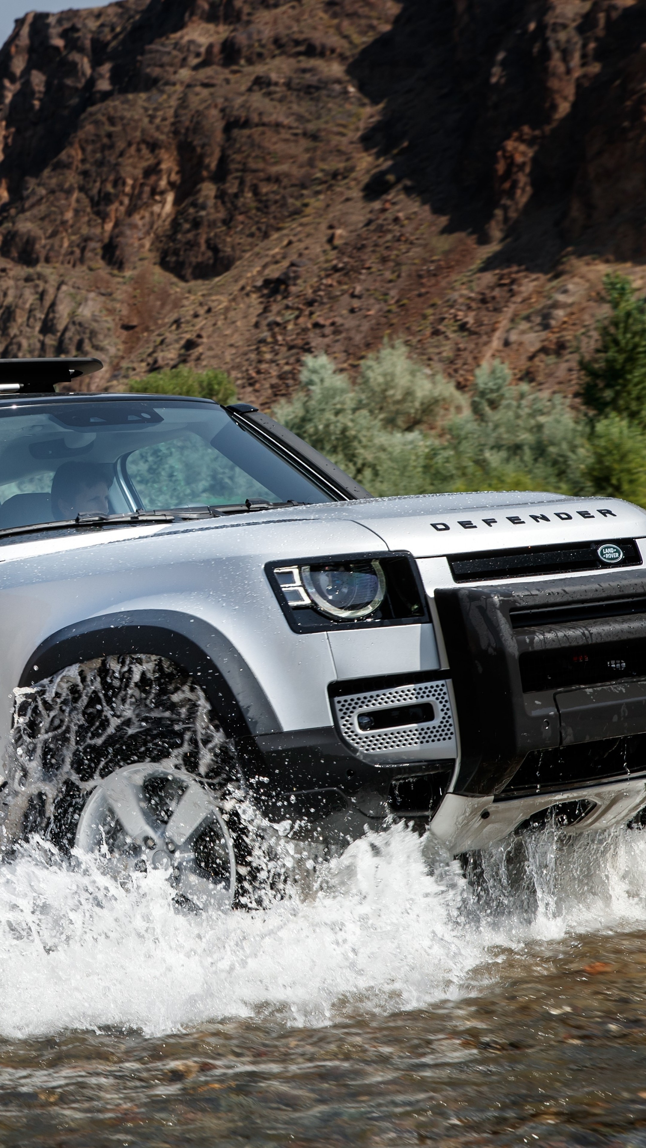 2160x3840 Wallpaper Land Rover Defender 110 P400 X, Frankfurt Motor Show, Phone