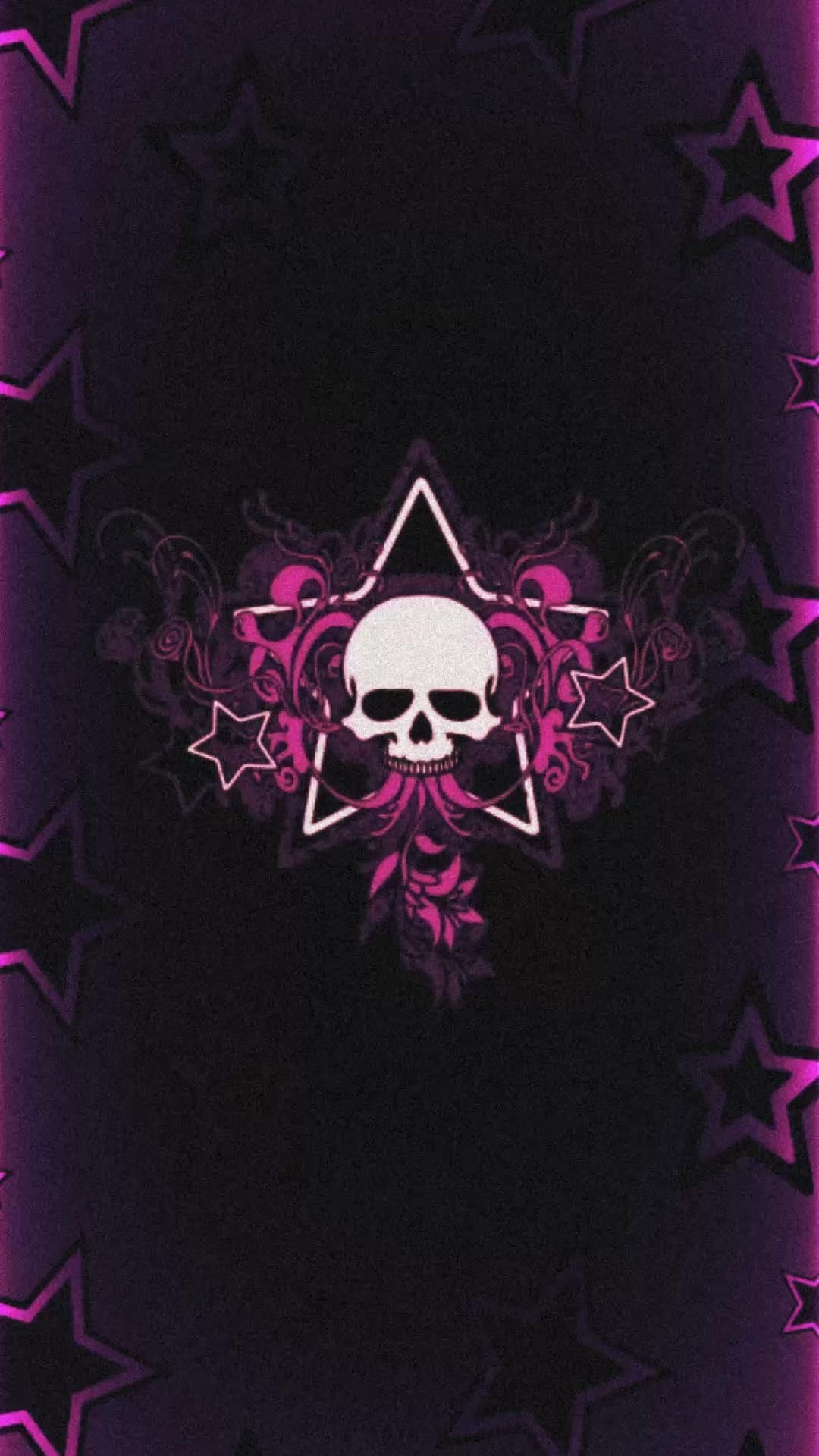 1080x1920 Y2k wallpaper, skulls and stars dark options. Wallpaper, Heart wallpaper, Y2k wallpaper, Phone